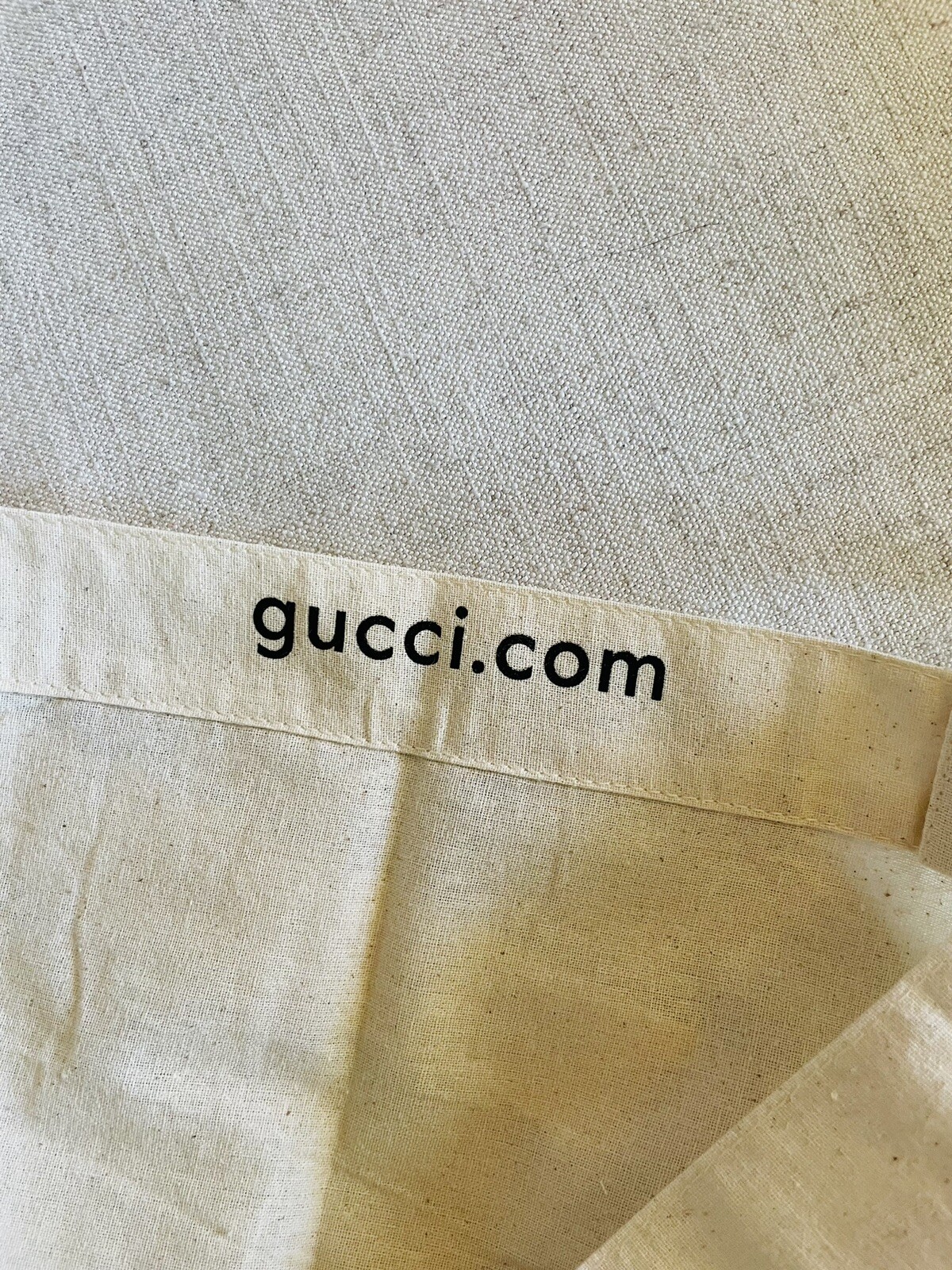 Gucci 100 Canvas Tote Bag Shopping Yoga Dust Lightweight Cotton NEW Eco Reusable