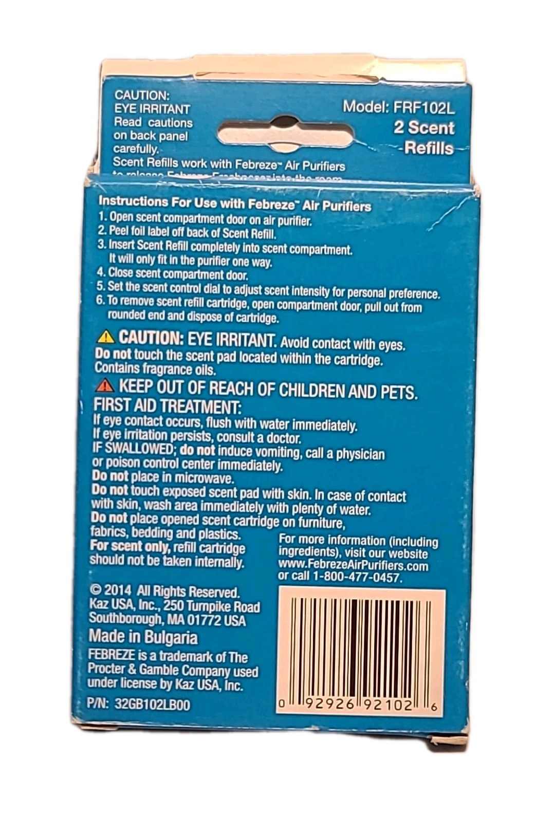 2× Febreze LINEN & SKY Air Purifier Scent Refil Cartridge 2 Pack Boxes = 4 Total