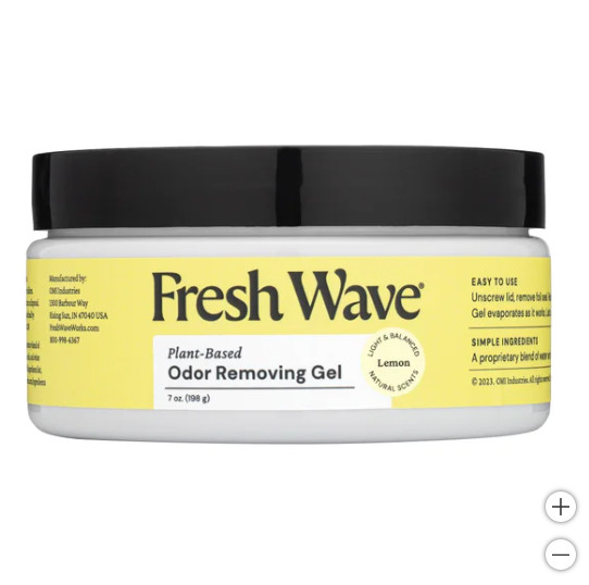 Fresh Wave Lemon Odor Removing Gel 7 oz, 6-Pack – Plant-Based Odor Eliminator
