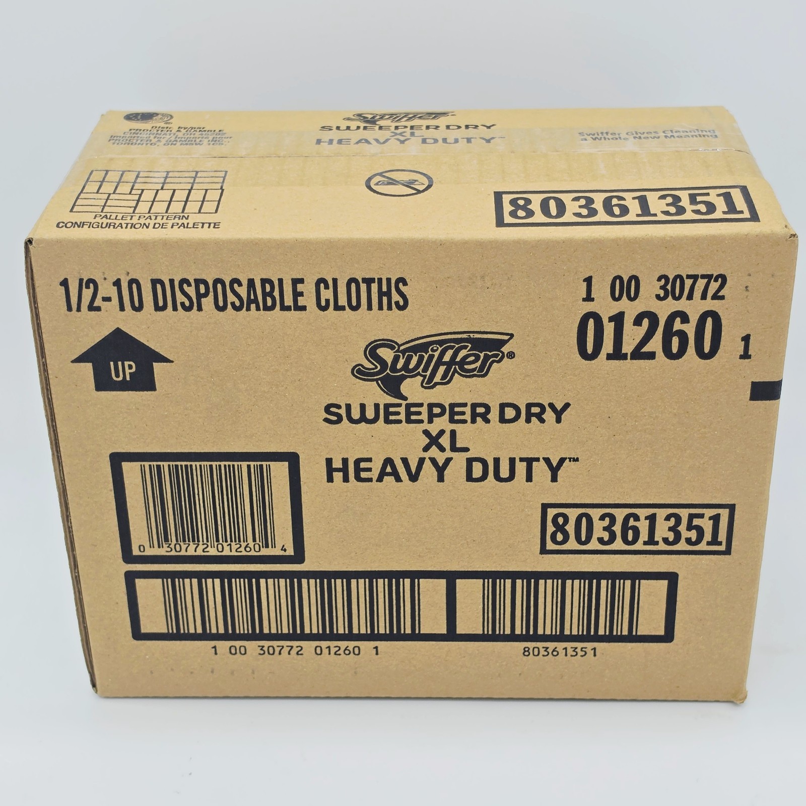 ✨SEALED CASE✨ Swiffer Sweeper Heavy Duty Multi-Surface Dry Cloth Refills 20ct
