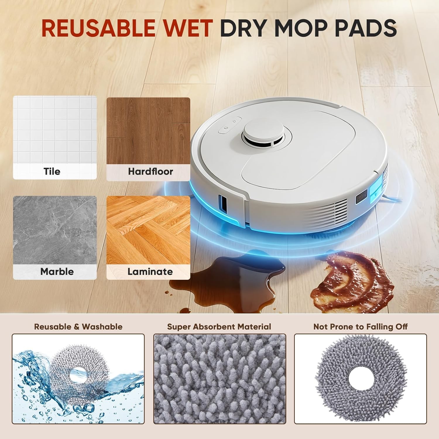 Accessories Replacement Kit Compatible With Roborock QV 35A QV 35S Robot Vacuum