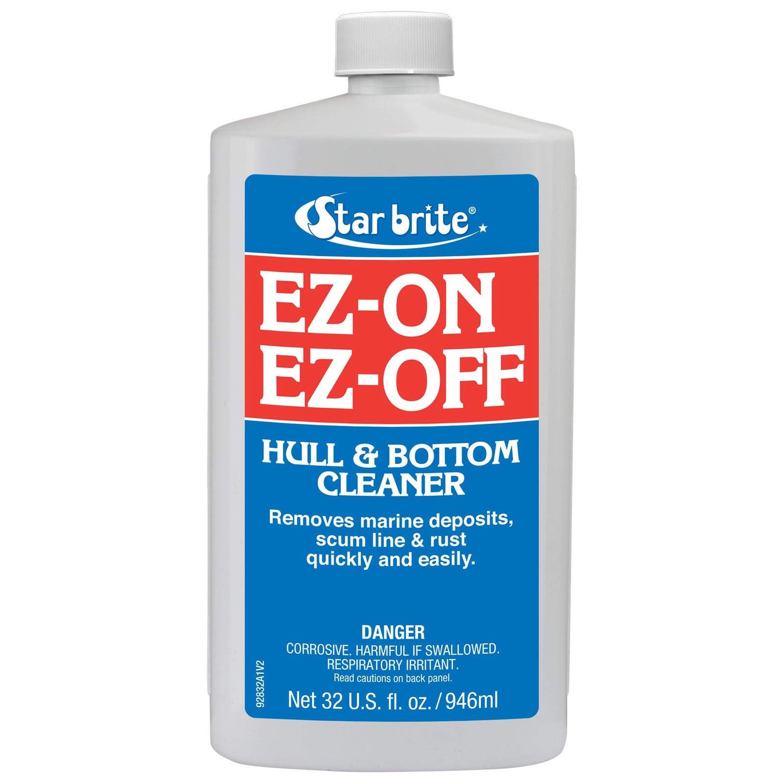 STAR BRITE EZ-ON EZ-Off Boat Hull & Bottom 32 Fl Oz (Pack of 1), Clear