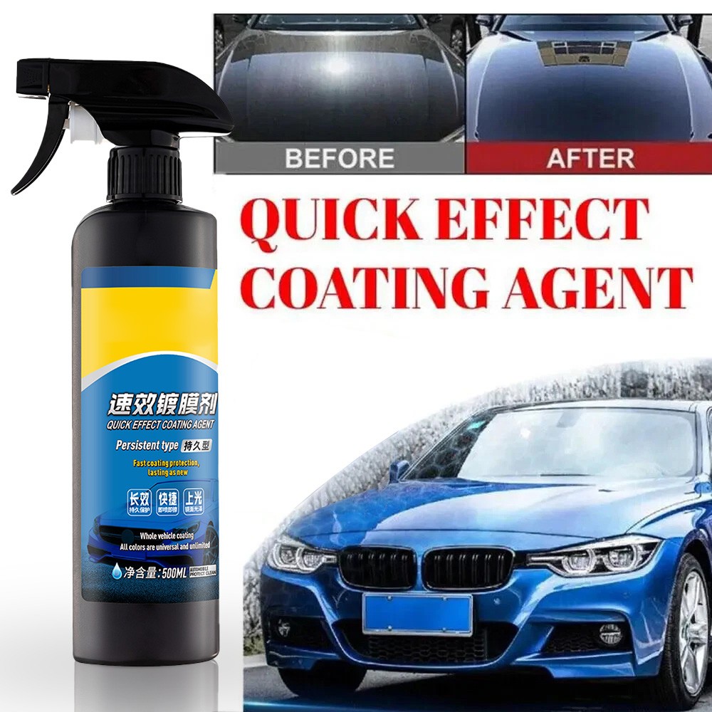 500ML Set Sopam* Car Coating Spray Protection Quick Car Wax Polish Motorcycle