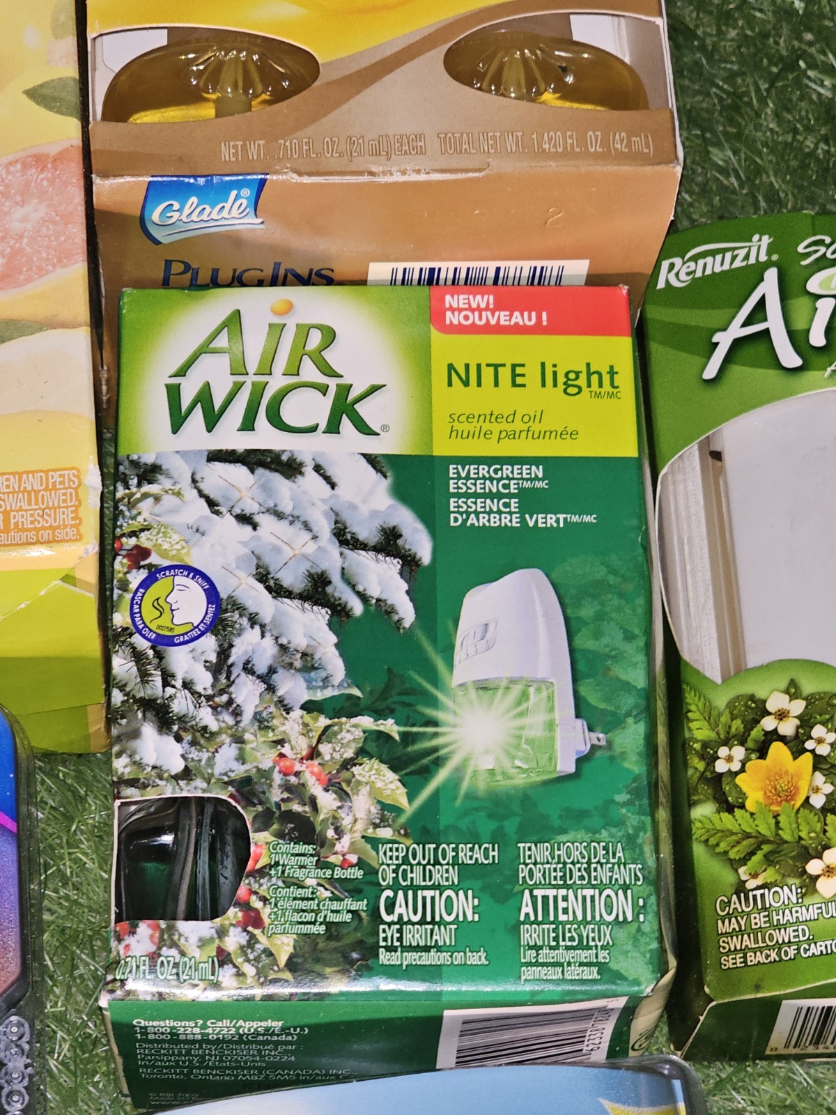 VTG Glade Air Wick Home Fragrance Lot Nos Plug-ins Scents Early 2000s