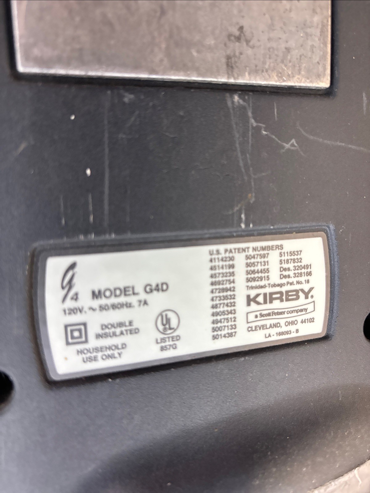 Kirby G4 Vacuum Cleaner 80th Anniversary Edition TESTED/WORKS