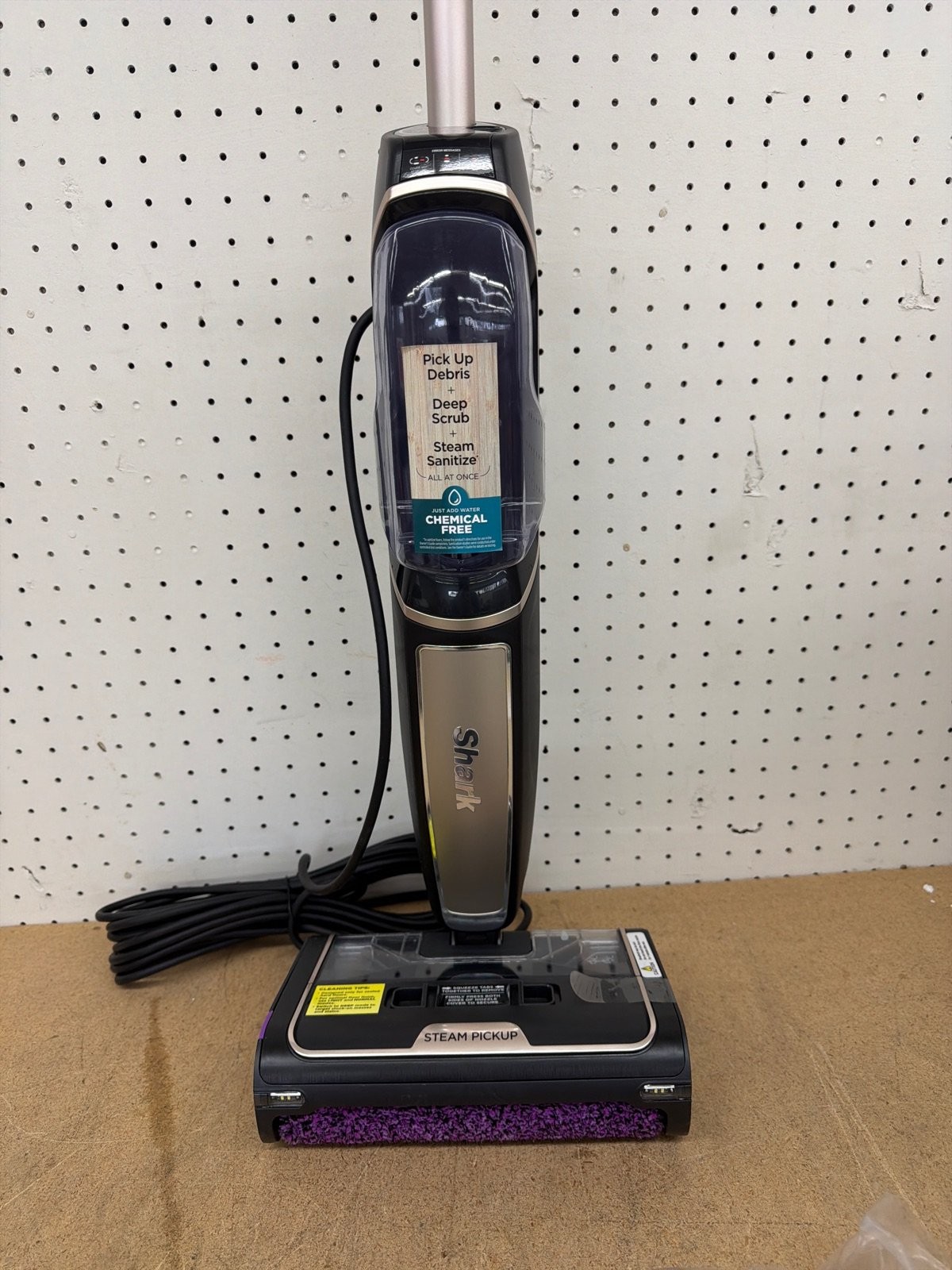 Shark Steam Mop 3-in-1 Corded for Hardwood, Tile, Stone, Laminate Black READ
