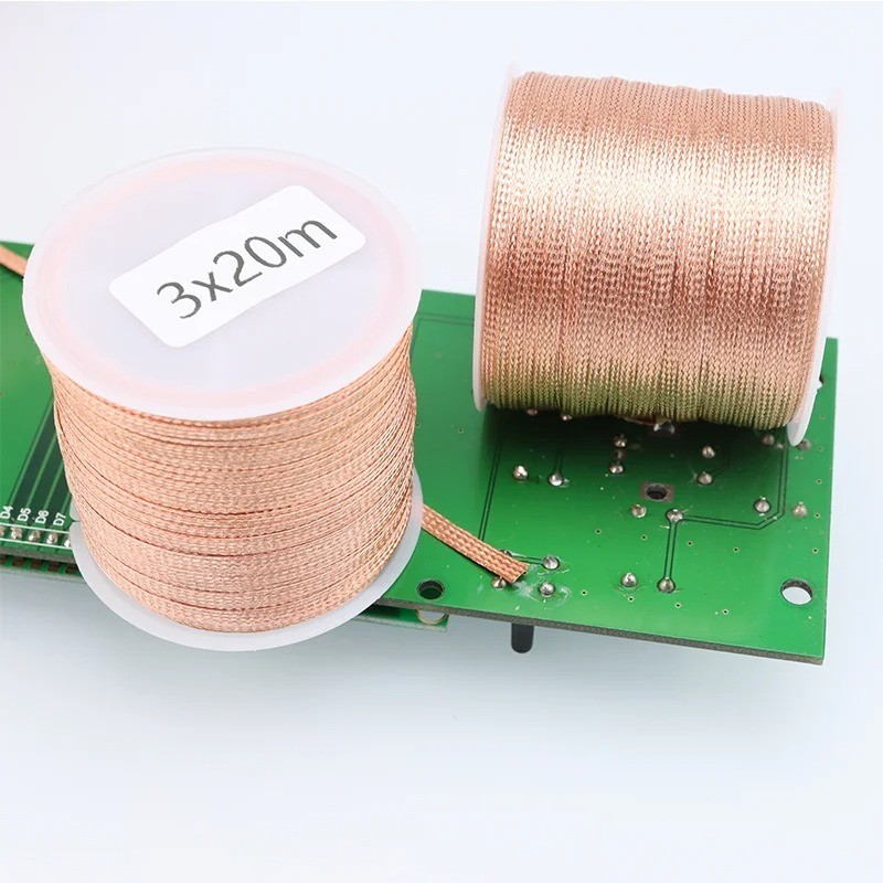 Solder Wick Braid Copper Wire with Flux 10 Ft.(3M) Length X 2.5Mm Width I Desold