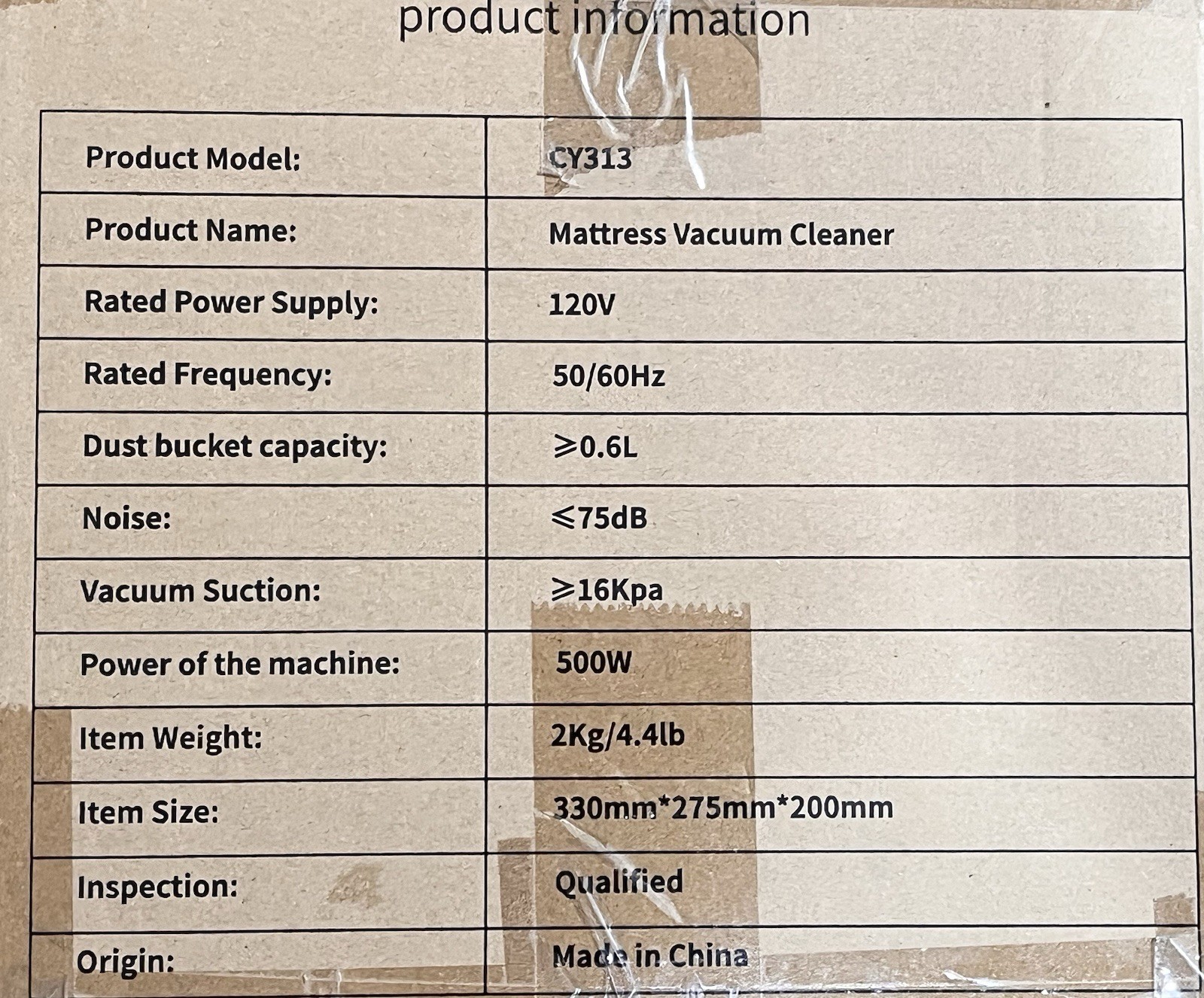 RocketCat CY313 Mattress Vacuum Cleaner Dust Sensor Ultrasonic Bed Sofa Cleaner