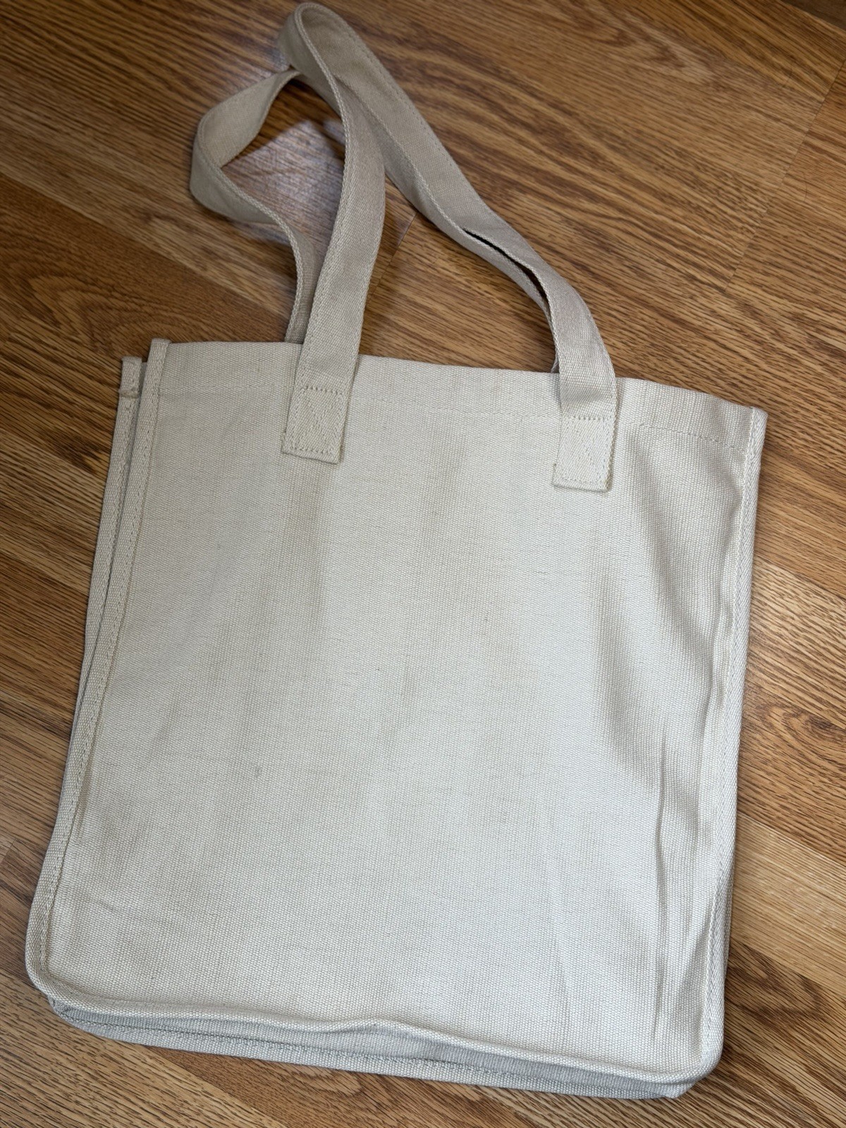Reusable Hemp Tote Bag w/ Handles & Decal Eco-Friendly “There is no planet B”