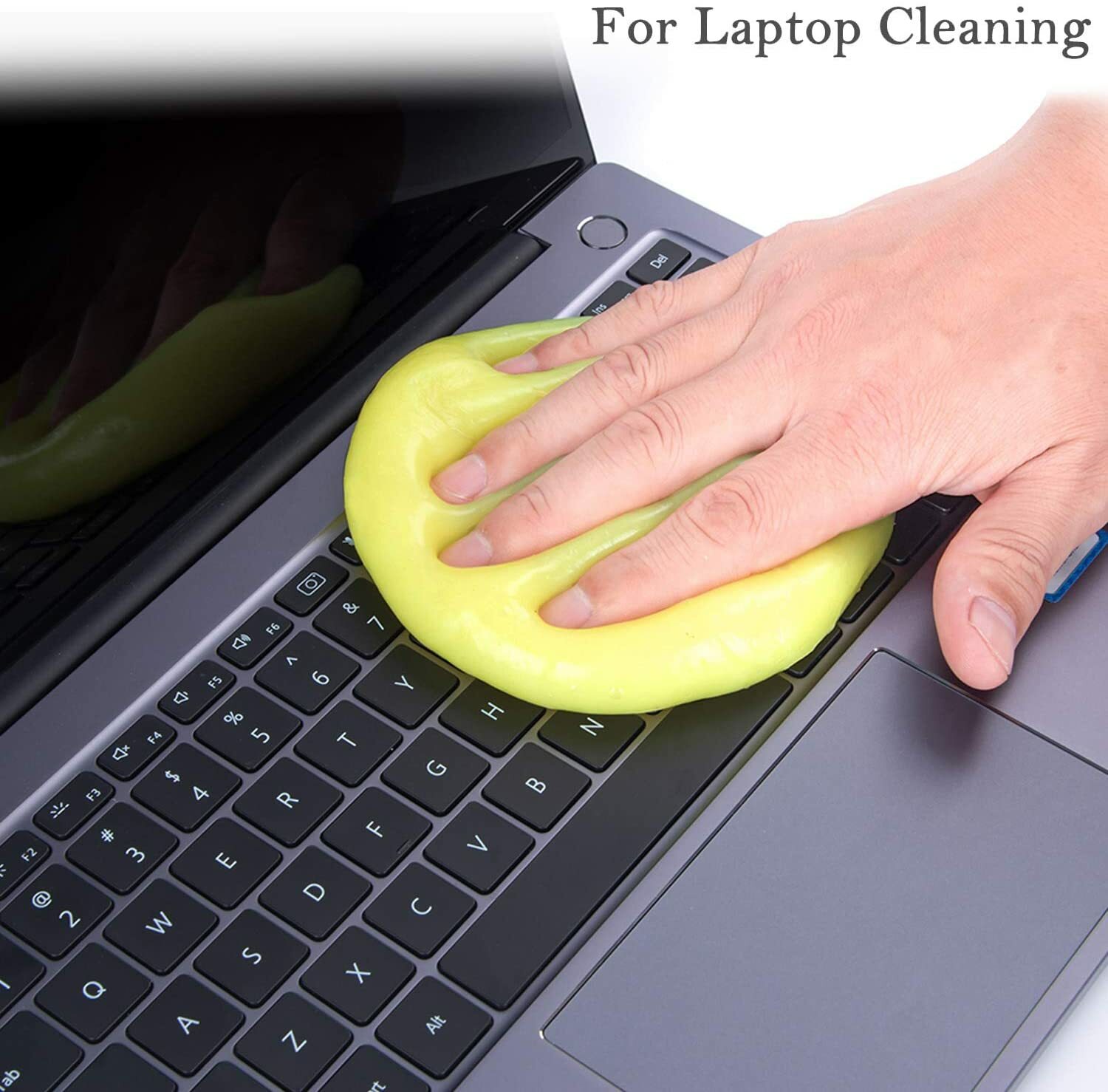 2PC Cleaning Gel Universal Dust Cleaner PC Keyboard Car Auto Dusting Blue Yellow