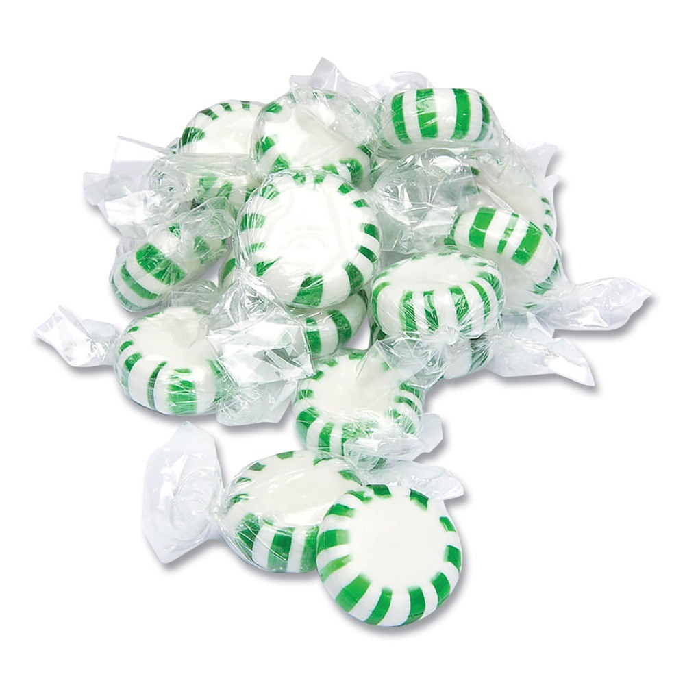 Office Snax 655 1 lb. Bag Candy Assortments – Spearmint Candy New