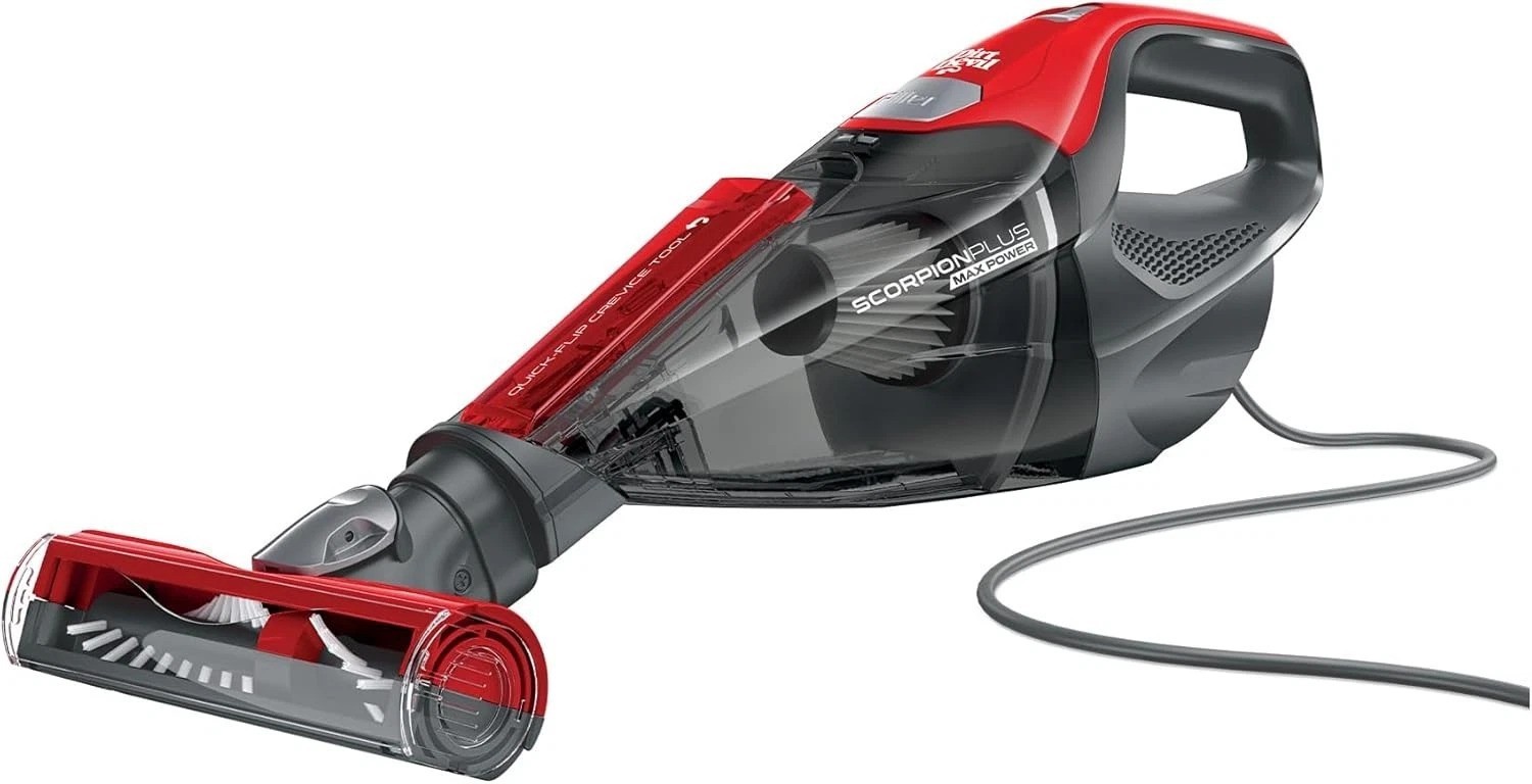 Lightweight Handheld Vacuum Cleaner with Pivoting Stair Tool for Easy Cleanup