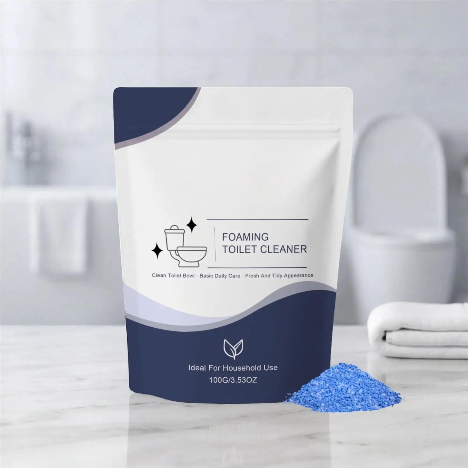 Restorabowl Foaming Cleaning Powder Fresh Scent Fast Dissolving Daily Care 300g