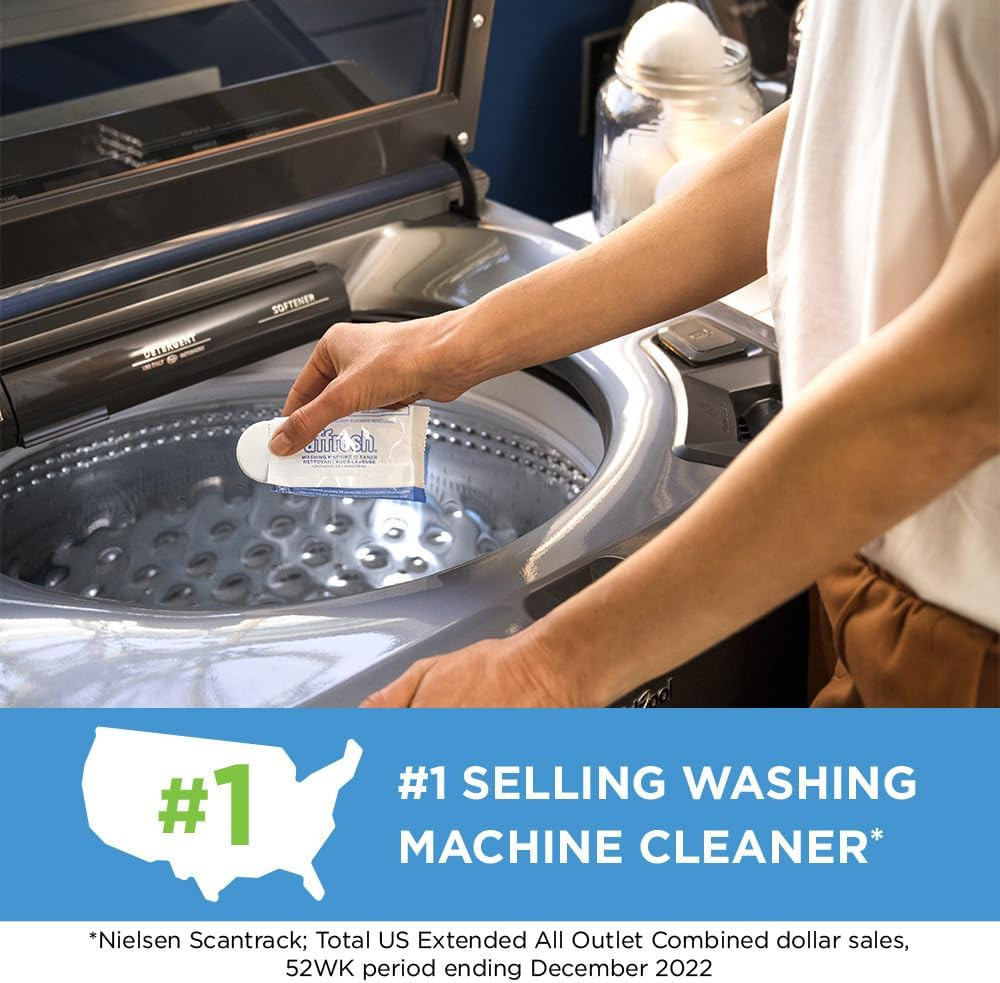 Washing Machine Cleaner, Helps Power Away Odor Causing Bacteria & Grime Deep ins