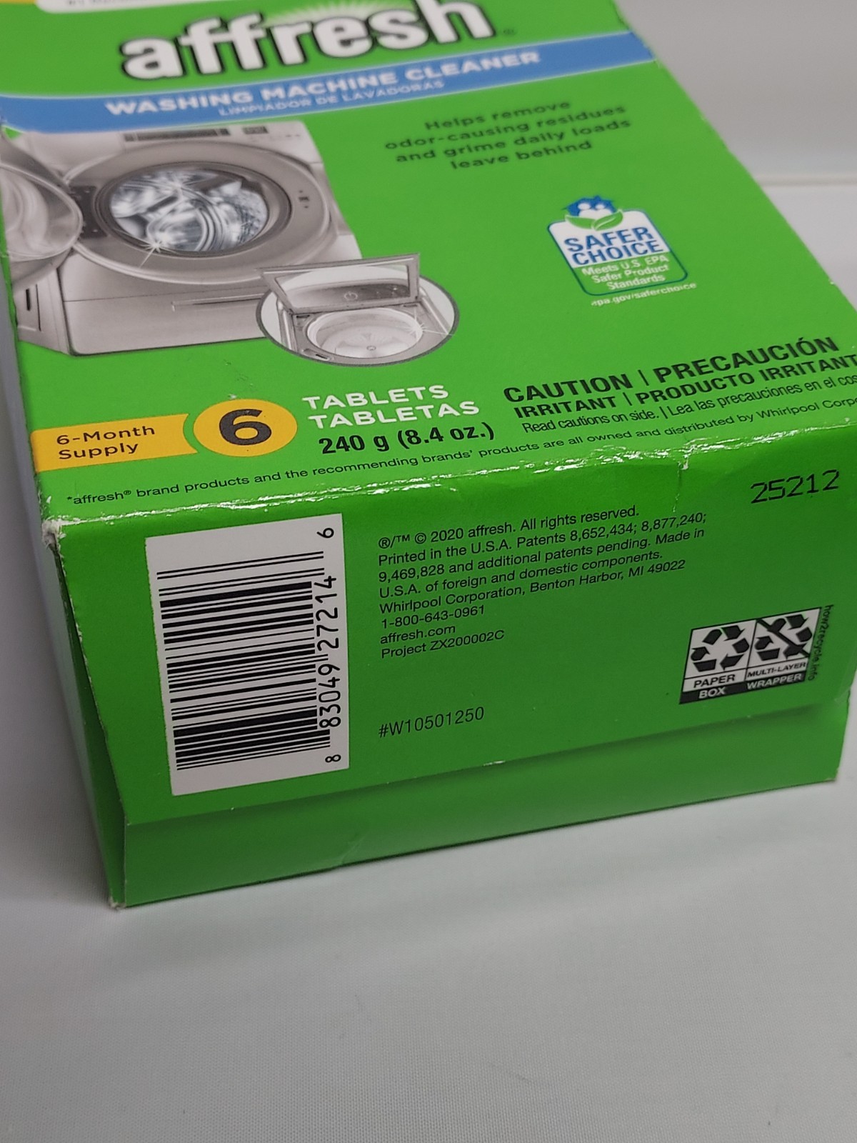Affresh Washing Machine Cleaner 6-Tablet W10501250