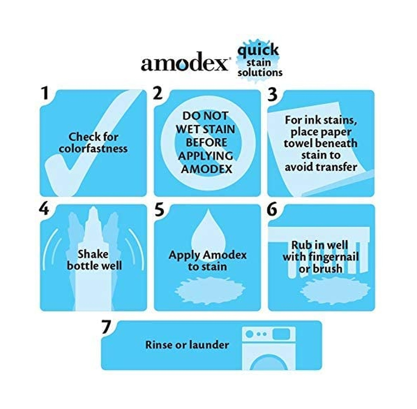 Amodex Products Inc 104 Ink & Stain Remover 4oz (Pack of 3)