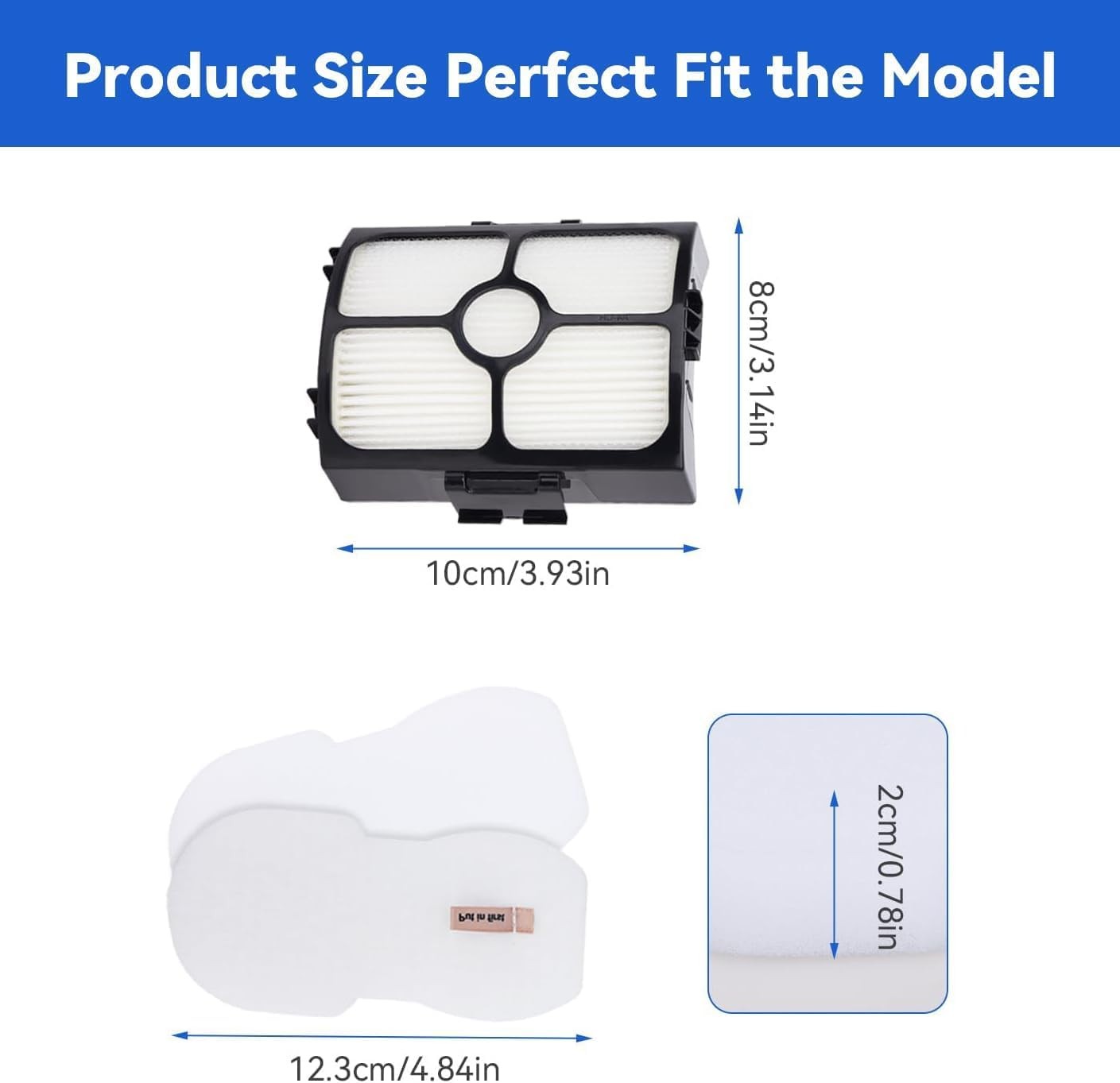 HZ3002 Replacement Filters for Shark HZ3002 HZ3000 HZ4001AMZ HZ4002 Stratos