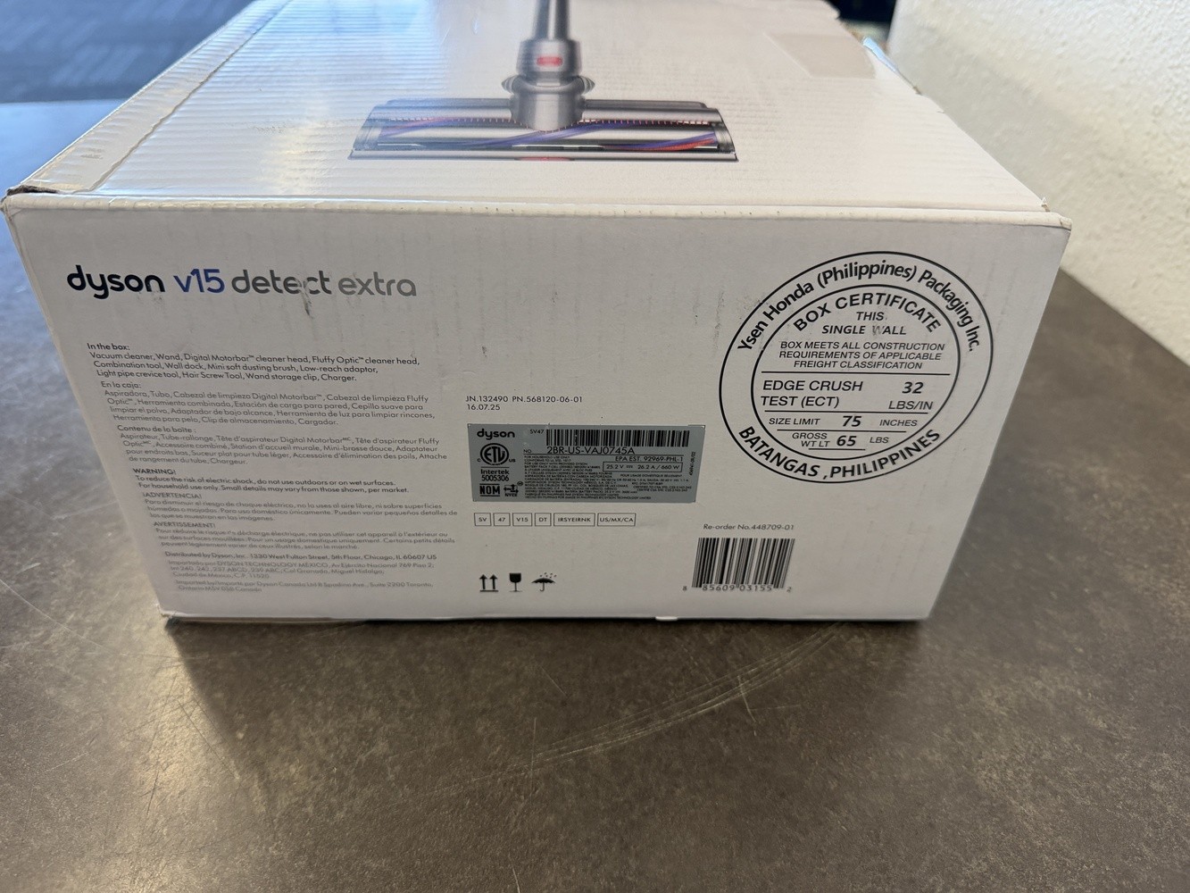 Dyson V15 Detect Extra Cordless Vacuum Cleaner