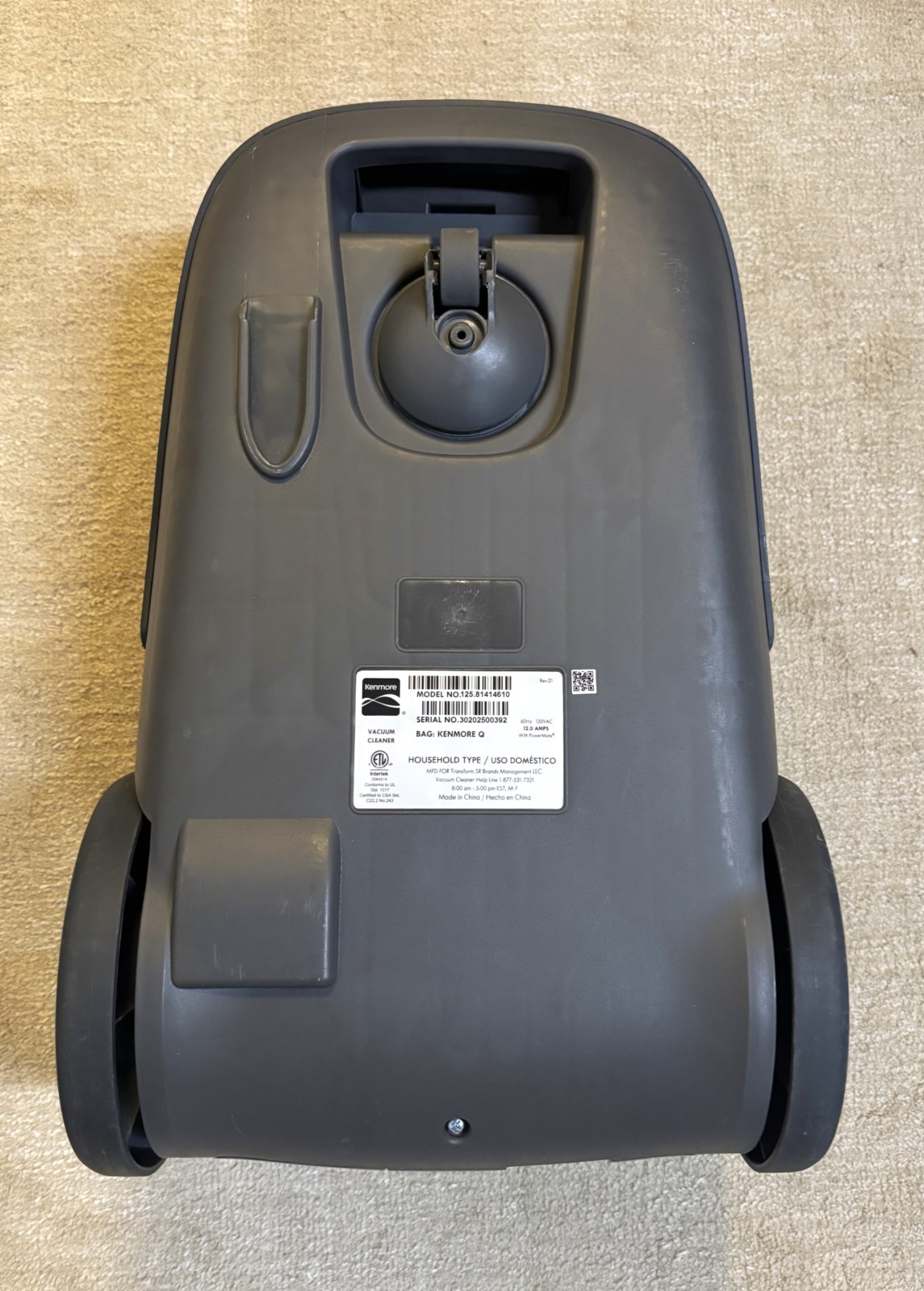 🔴 Kenmore 400 Series Pet-Friendly Canister Vacuum – Model 81414 + 2 Bonus HEPA