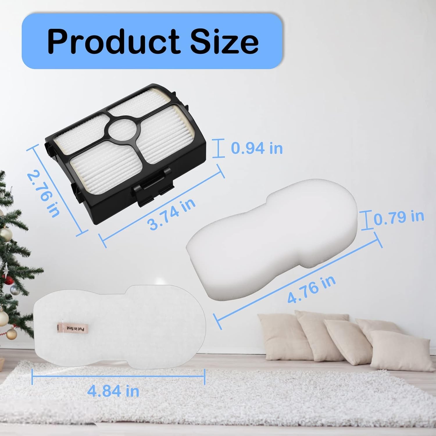 Replacement filter for Shark HZ3002 HZ3000 HZ4001AMZ HZ4002 Stratos Ultralight