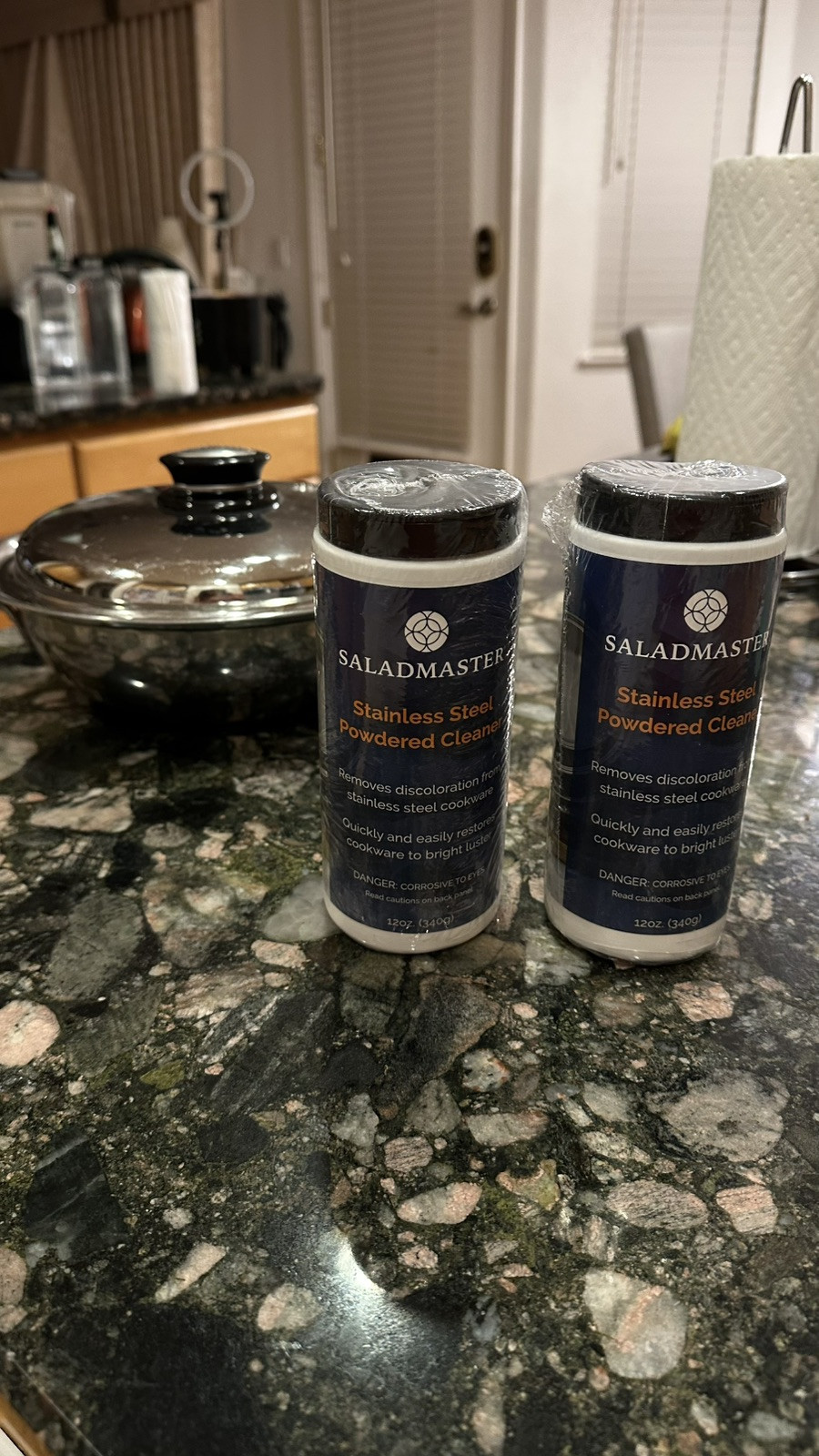 2x Saladmaster Cookware Stainless Steel Powdered Cleaner New