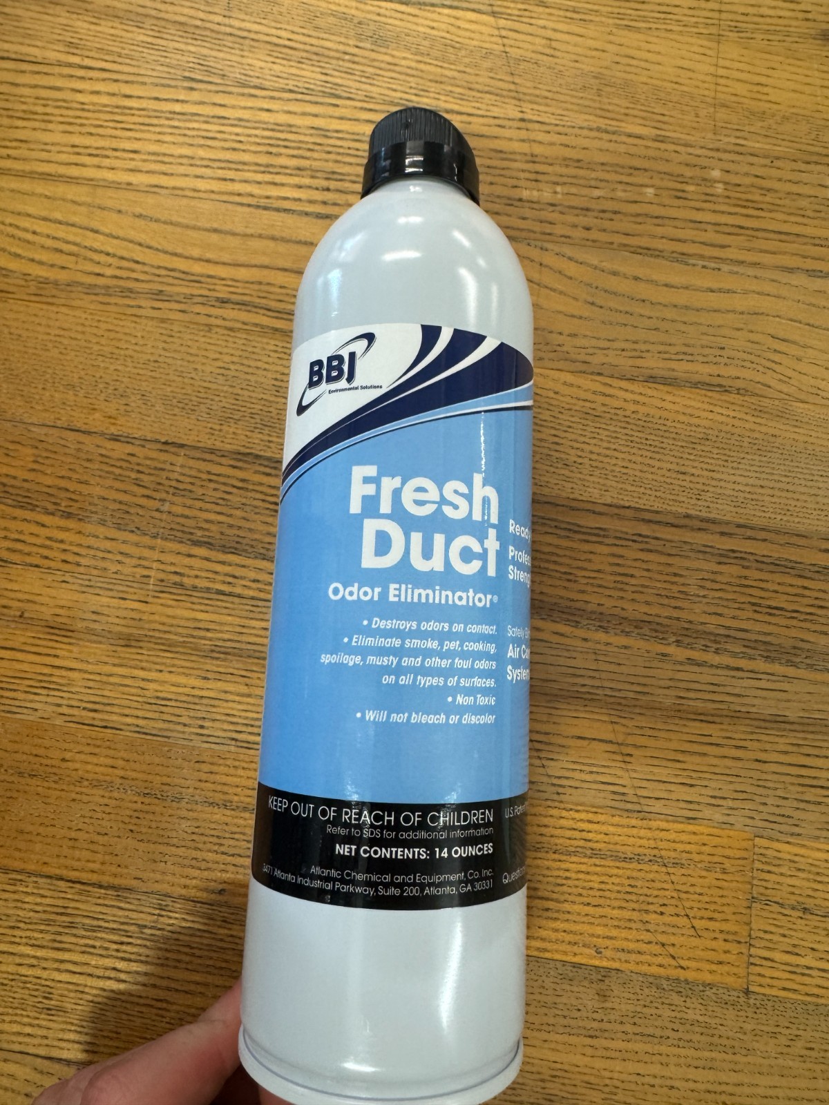 CASE OF 6 BBJ 472-06 – Fresh Duct Odor Eliminator, 14 Oz Aerosol Spray BRAND NEW