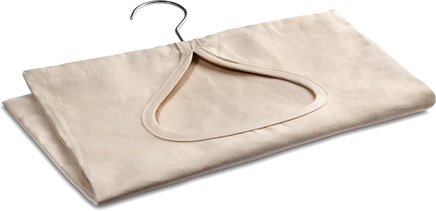 Clothespin Bag 11×15 inch Canvas Heavy Duty for 100 Pins Hanging Organizer