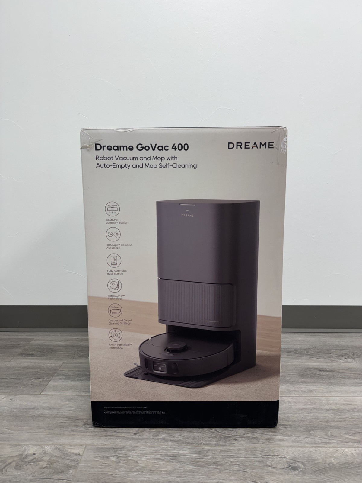 Dreame GoVac 400 Robot Vacuum & Mop Auto-Empty Self-Cleaning 13KPa Ultrasonic