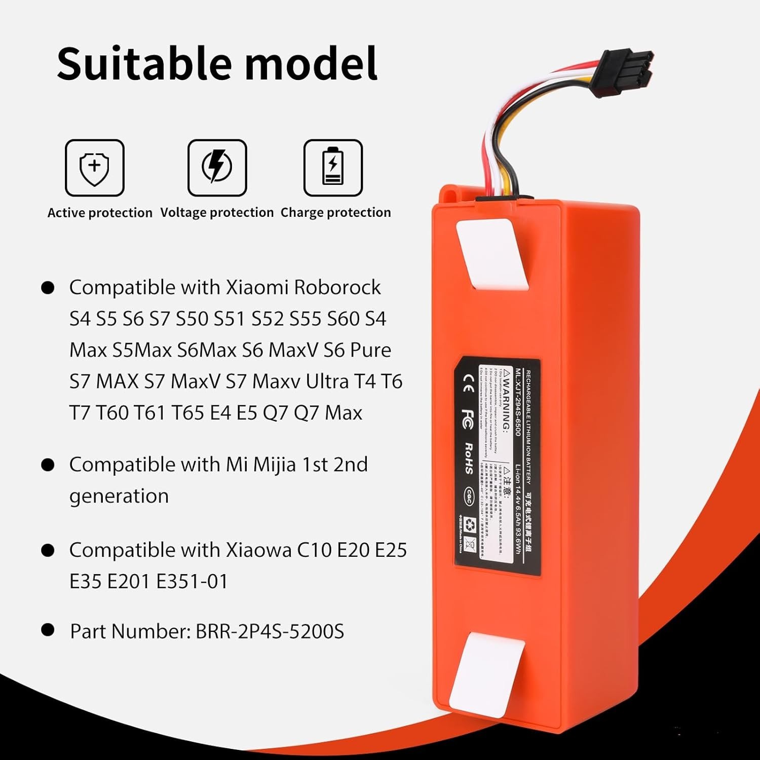 for Roborock S6 Battery – S7 – Replacement for…