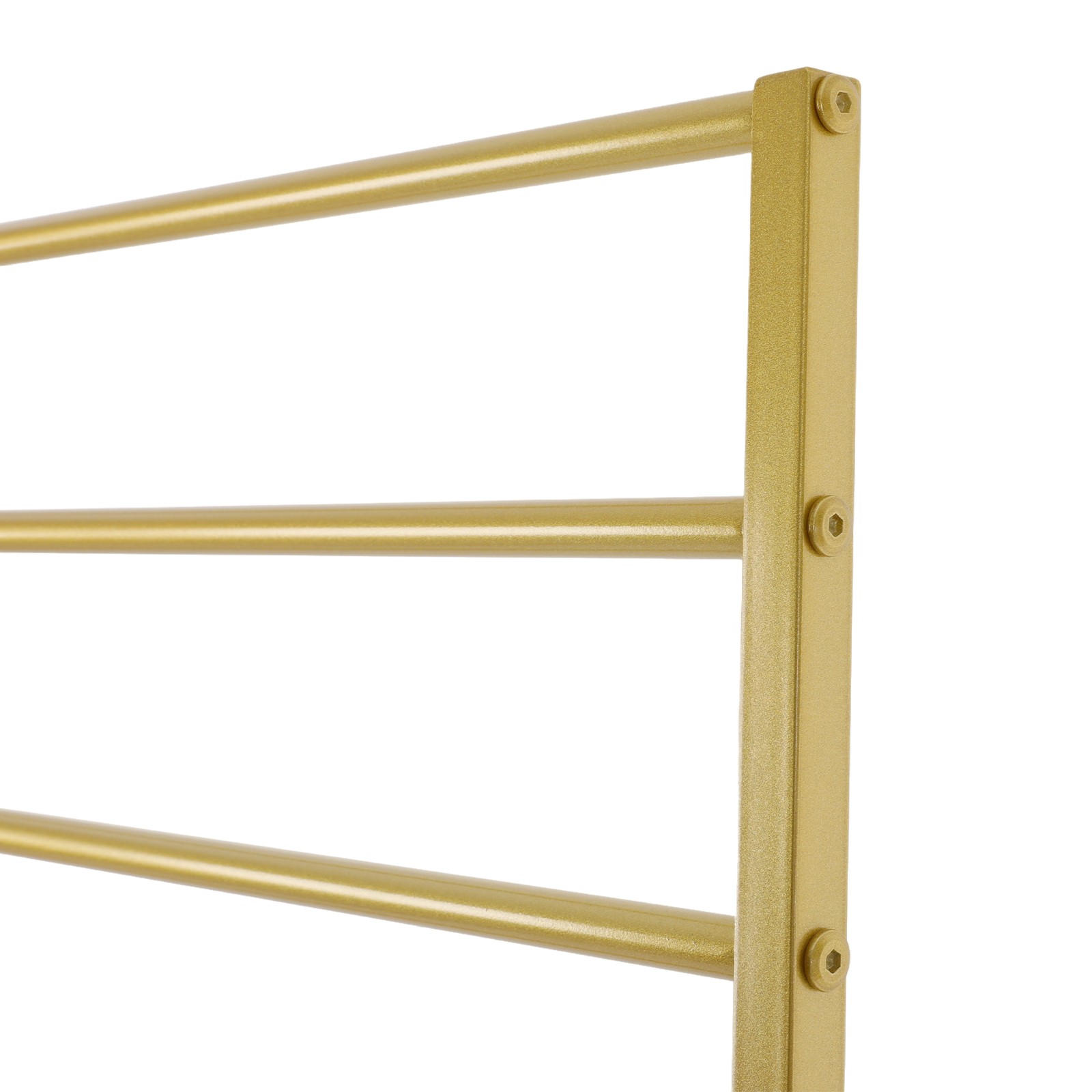 10 Tier Scarf Display Stand Metal Scarf Holder Organizer Rack w/ Wheels 80*40cm