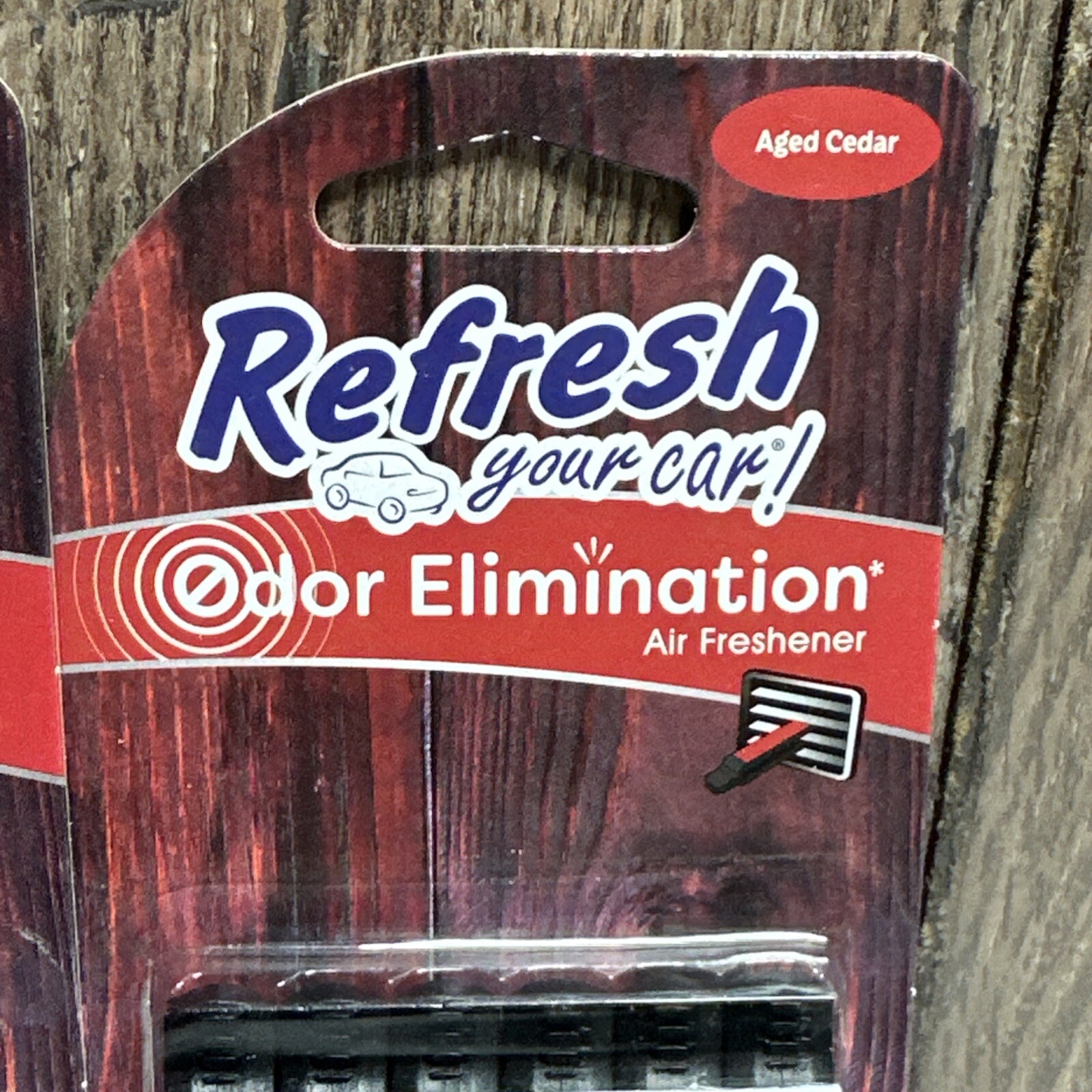 4 PACKS Refresh Your Car! AGED CEDAR-Car Air Freshener Vent Sticks 6-count