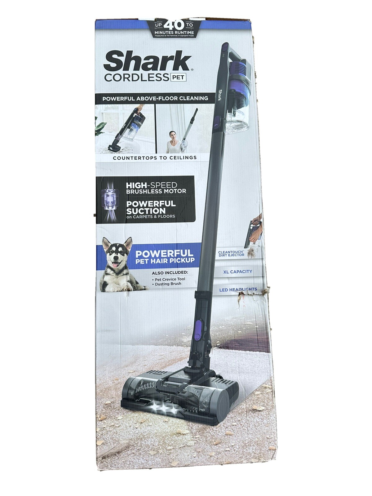 Shark IX141H Pet Cordless Stick Vacuum with Anti-Allergen Complete Seal