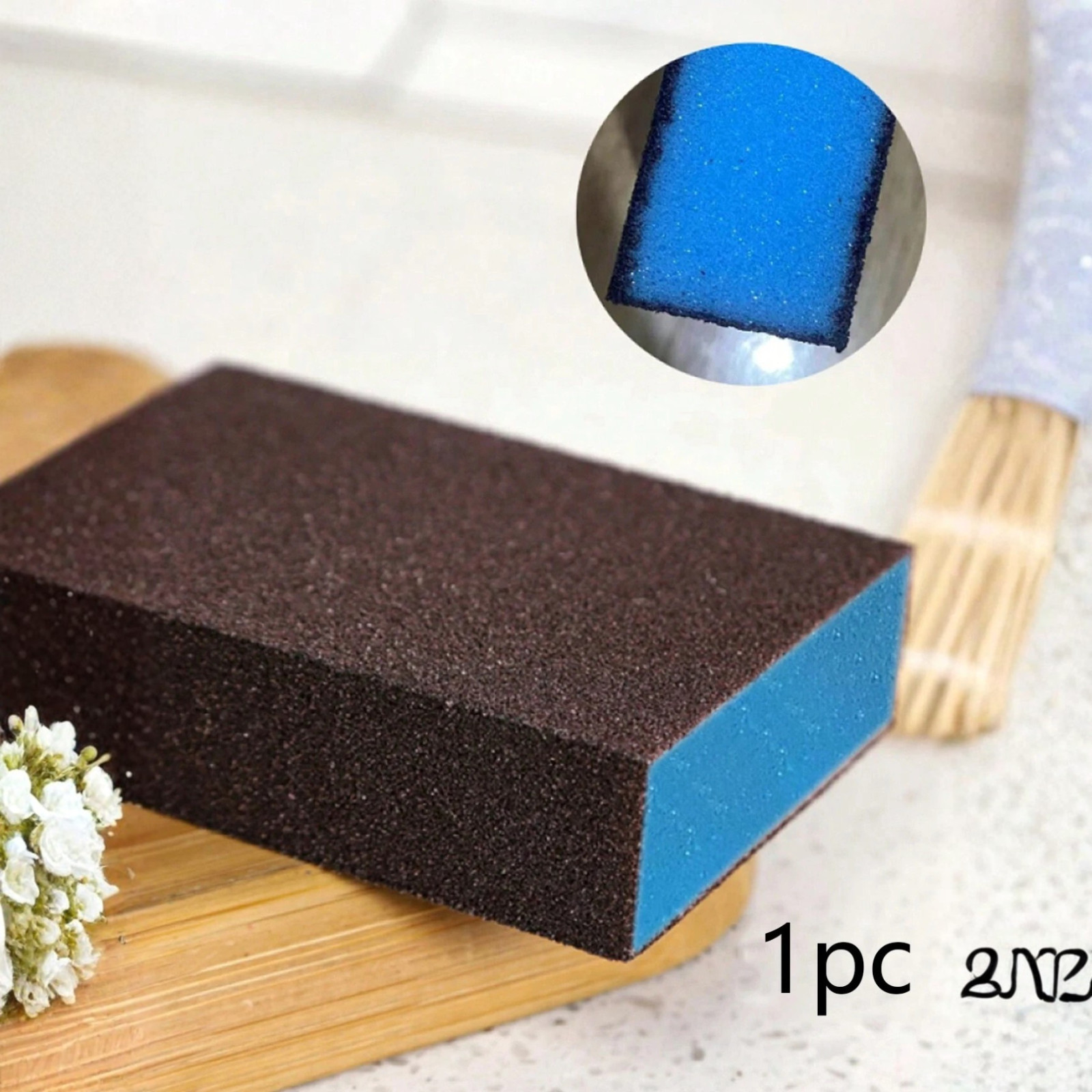 Magic Emery Sponge Cleaning for Reusable Kitchen Pot Washing Rust Stain Remover
