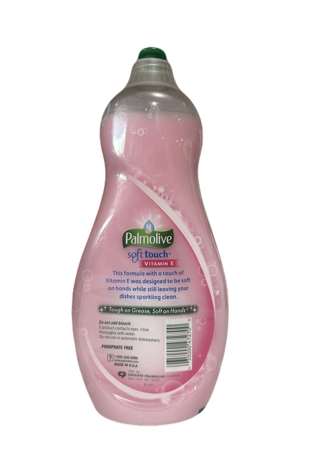 Palmolive Soft Touch Vitamin E Ultra Concentrated Pink Dish Liquid Soap 25Oz NEW