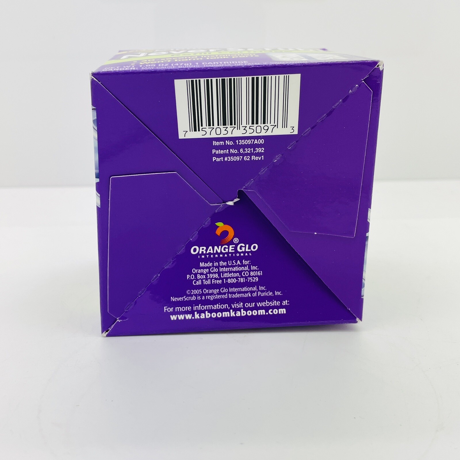 NOS Kaboom Never Scrub Refill Drop In Cartridge 1.65 oz Discontinued Lot