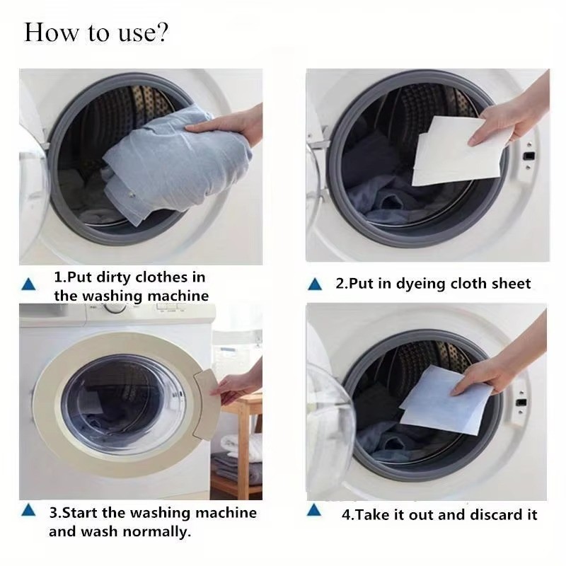 50 Color Dye-Resistant Cloth for Laundry, No Chemical Composition Mixed Laundry