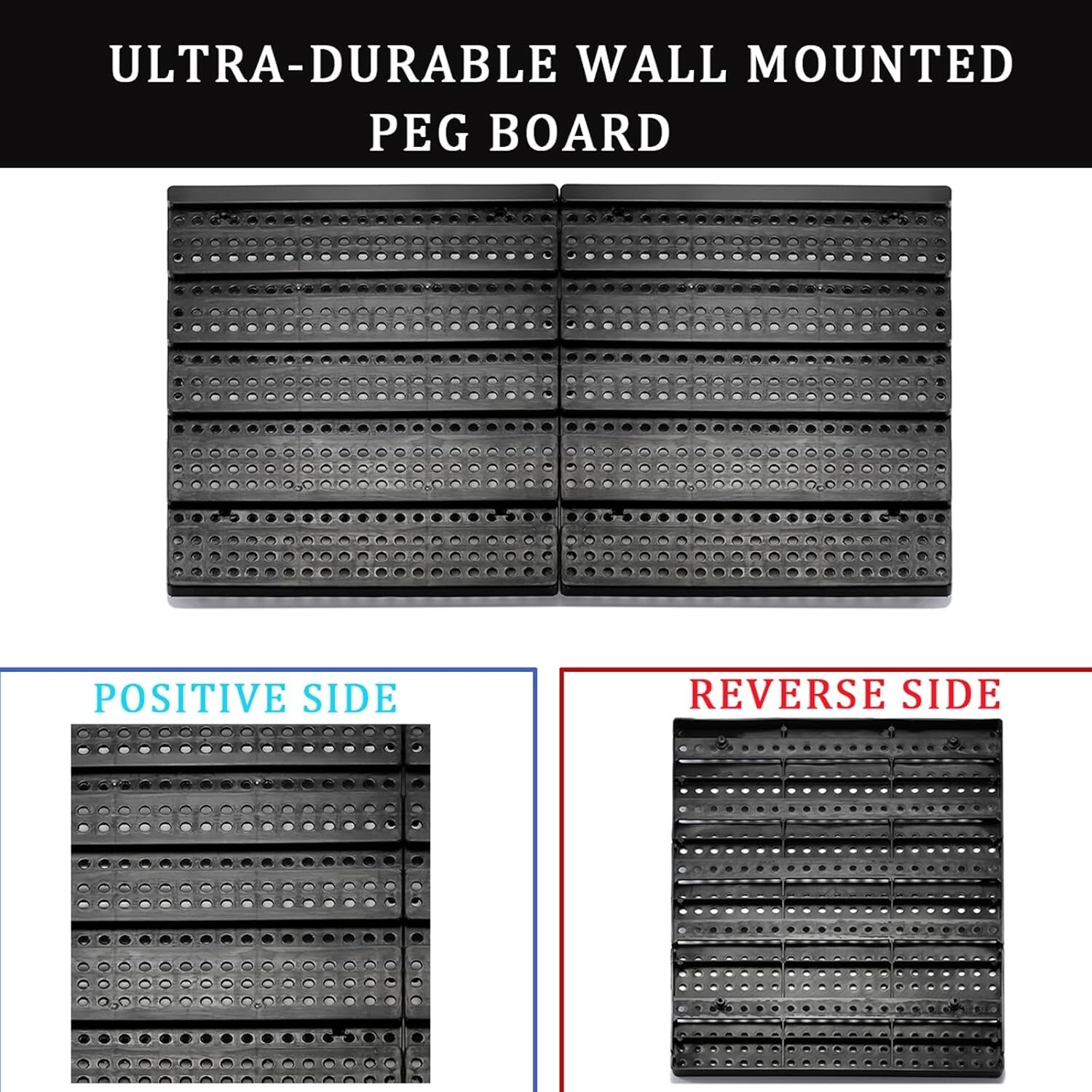 Wall Mounted Storage Bins Parts Rack 4 Colors 30PCS Bin Organizer Garage Plastic