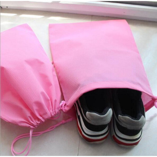 Home Laundry Shoe Travel Portable Pouch Drawstring Tote Storage Bag Organizer