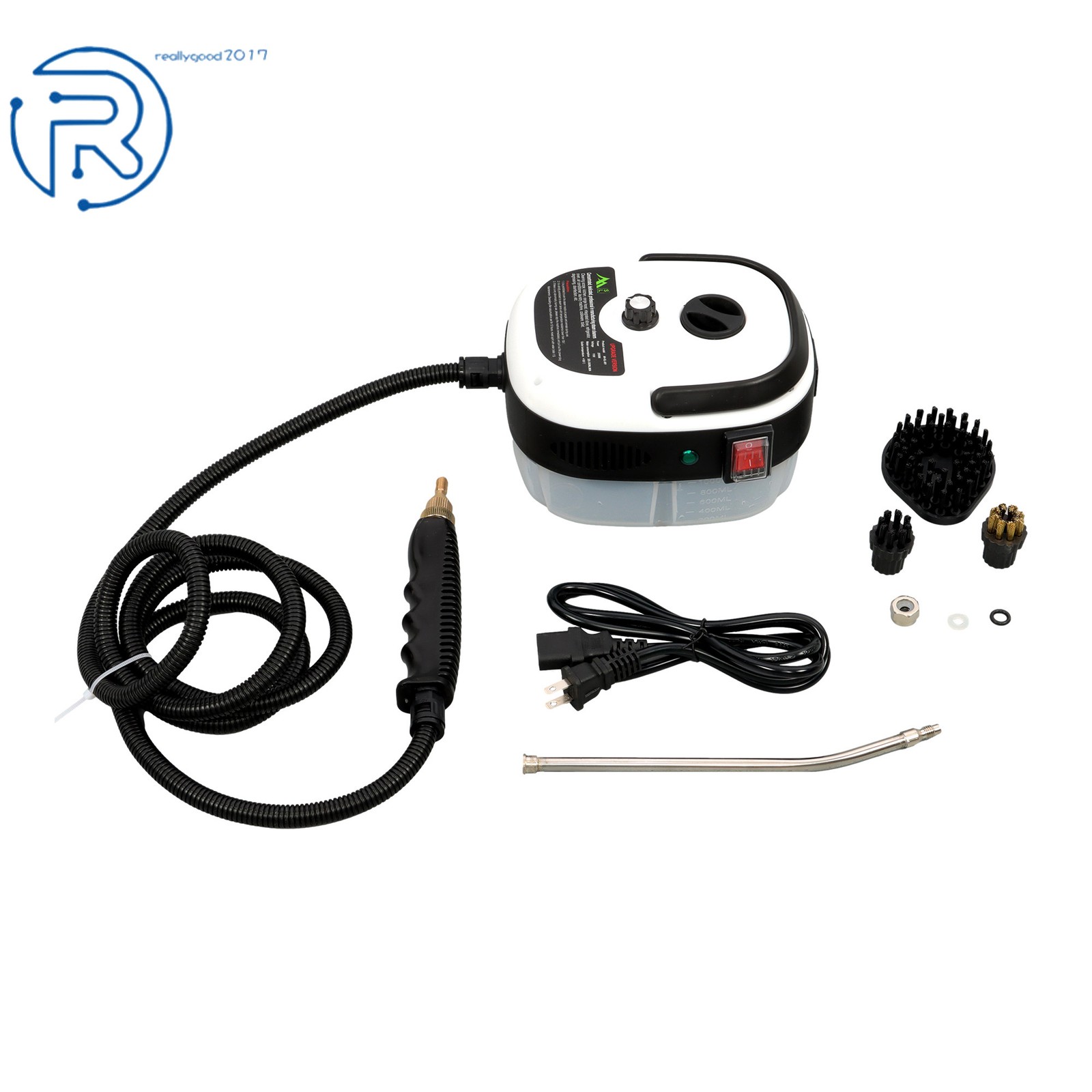 2500w 110v 1000ml White Portable High Temperature & High Pressure Steam Cleaner