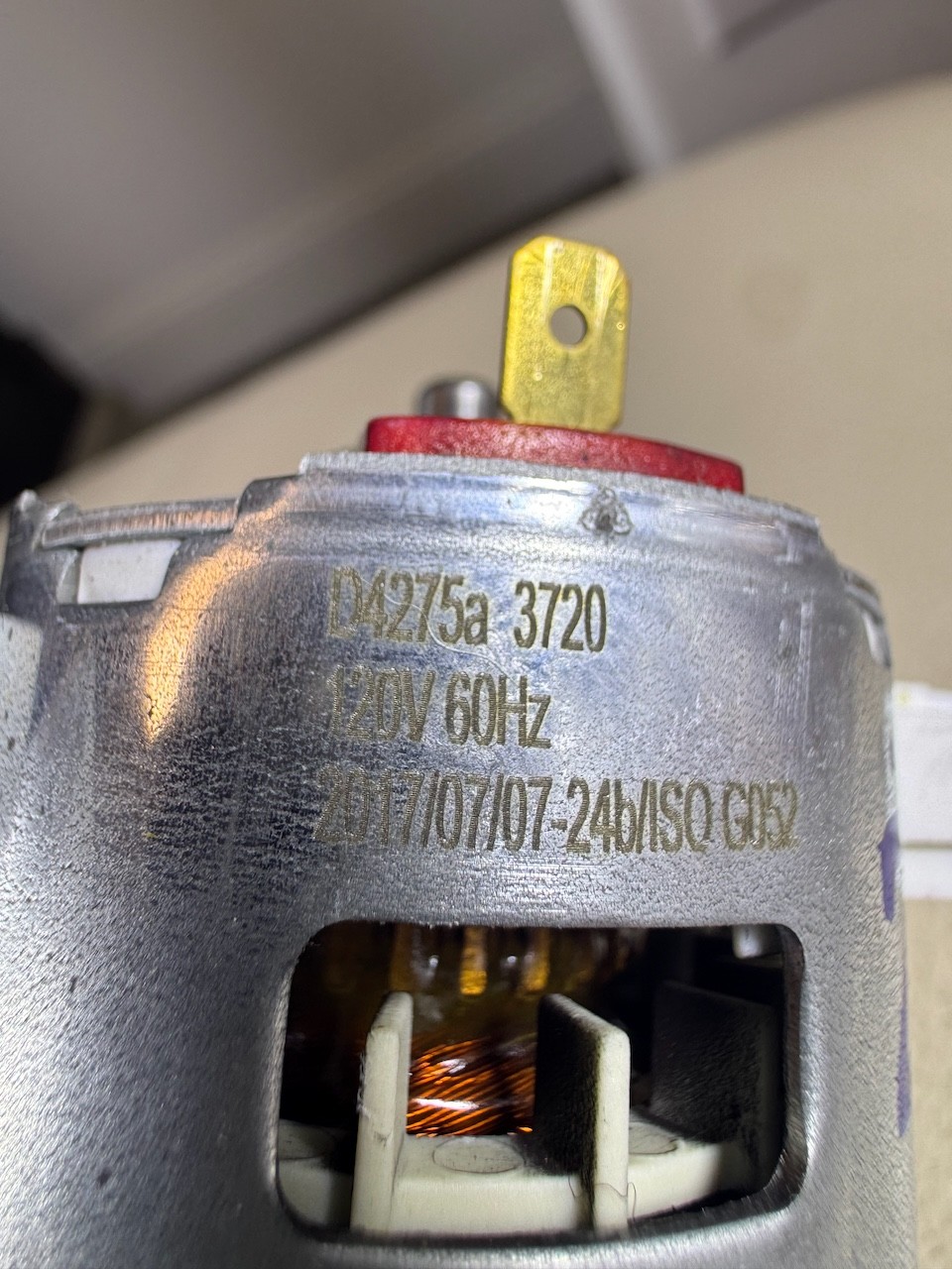 Shark NV351 NV350 NV352 NV353 UV400 120V Brushroll Motor D4275a 3720 w/ Belt