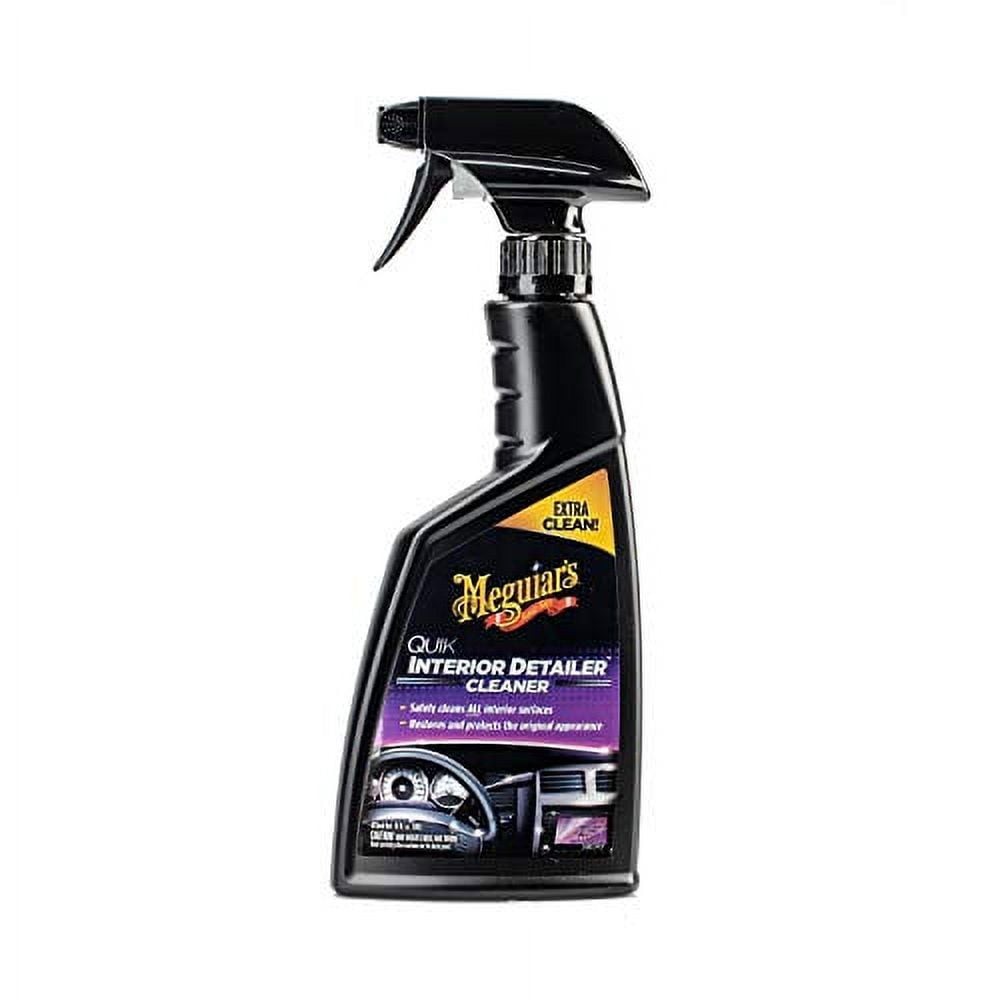 Meguiar’s Quik Interior Detailer Cleaner 16oz – All Surface Car Cleaner Spray