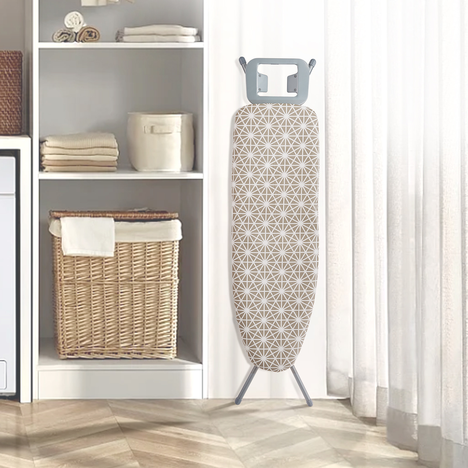 VEVOR Ironing Board Large 51×13 in Ironing Surface Thickened 4 Layers Iron Board