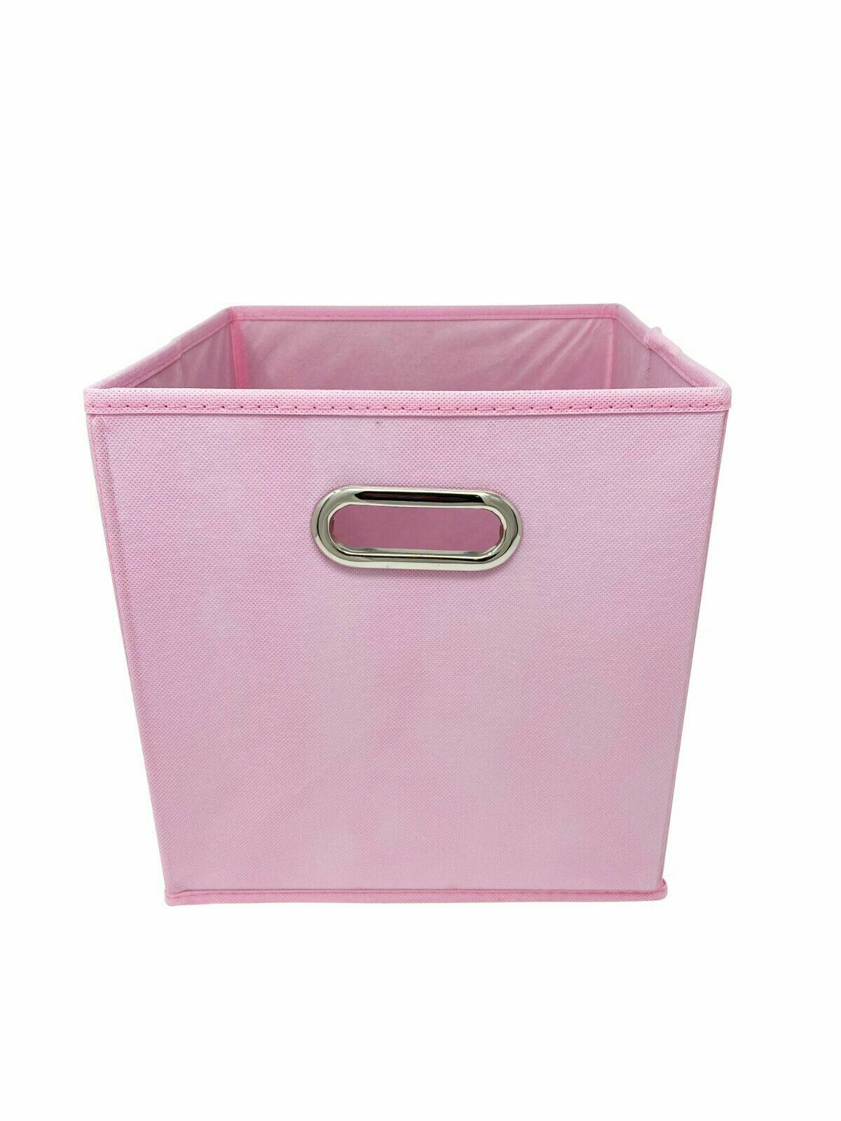 10″ 6 pcs Fabric Storage Bins Box Organizer Cube Basket Container