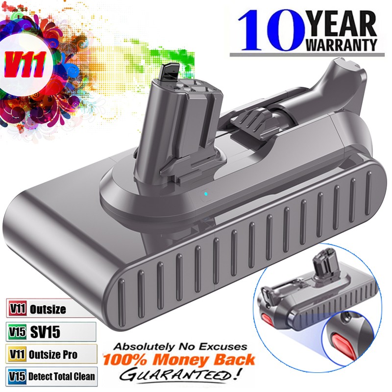 8.0Ah V11 Battery Replacement for Dyson V11/Outsize/Animal Click-in Type PACK
