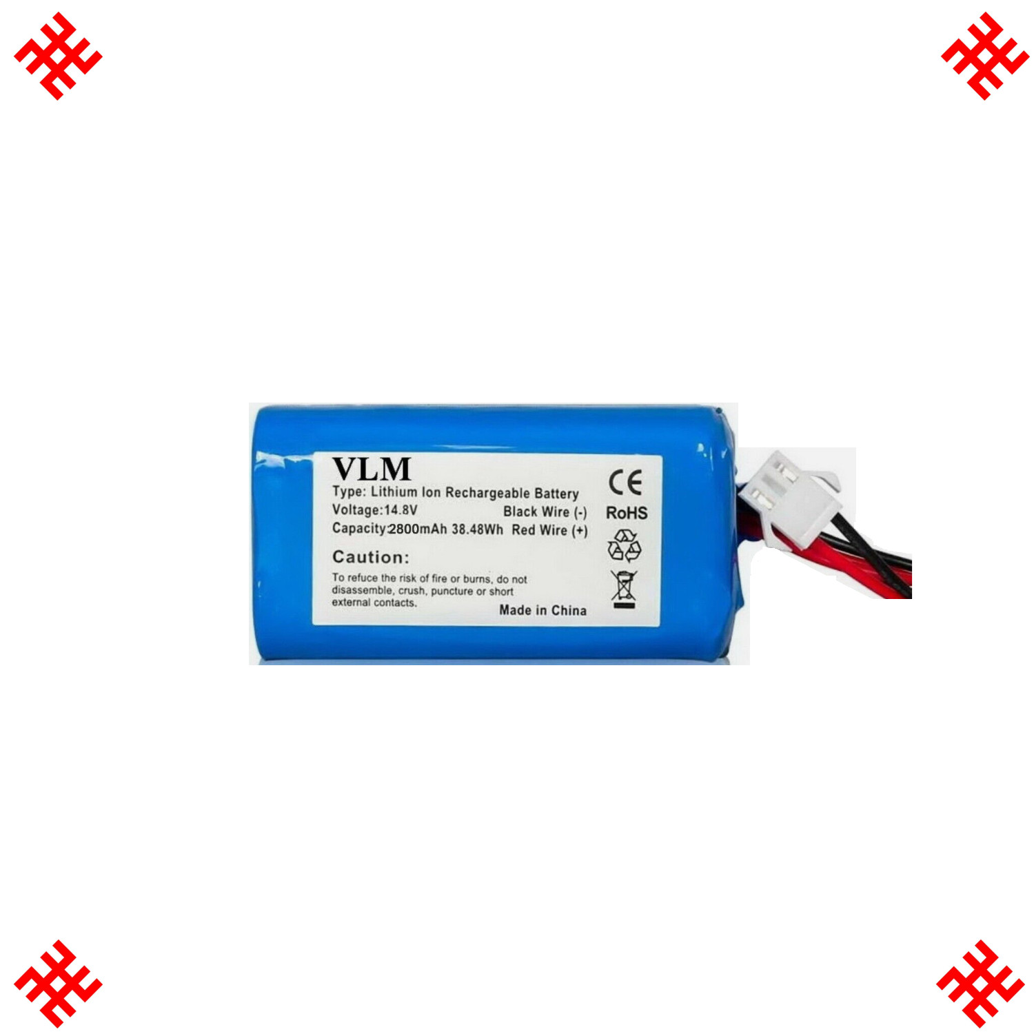 Replacement Battery For Lefant M210 Robot Vacuum Cleaner (IFR-1 18650 4S1P)