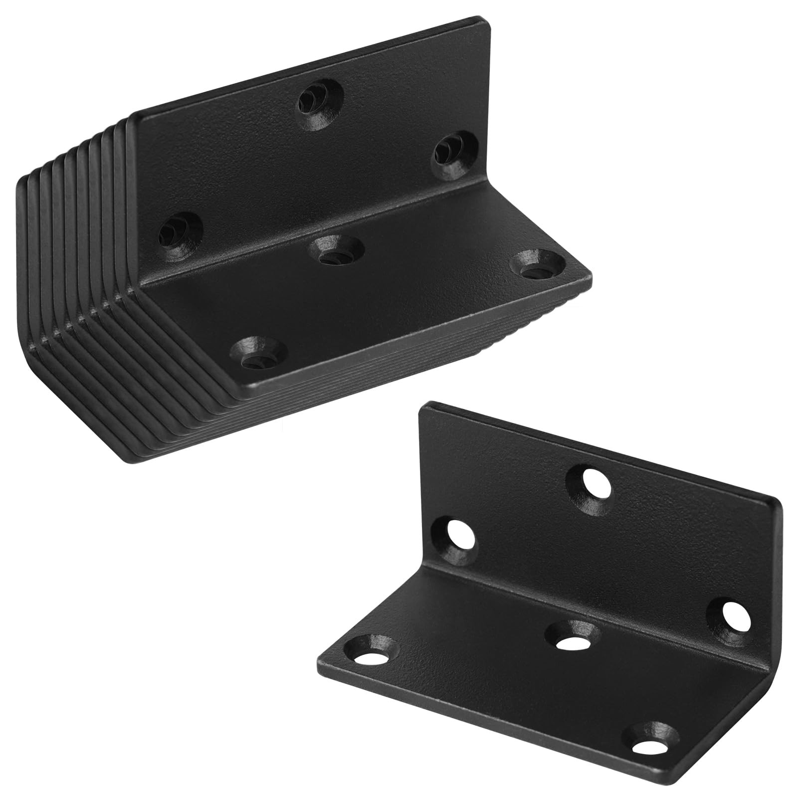 12 Pcs Widen Corner Brace for 4×4 Lumber 1-1/2″ x 3″ x 1-1/2″ L Shape Angle B…