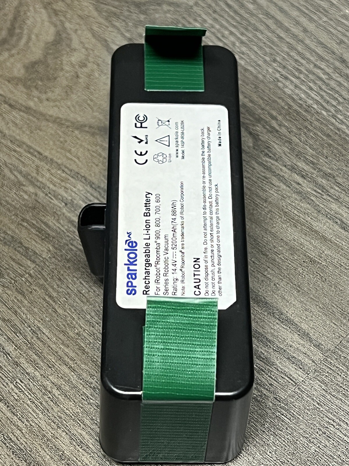 SPARKOLE 14.4V 5200mAh Lithium Ion Battery Compatible with iRobot Roomba