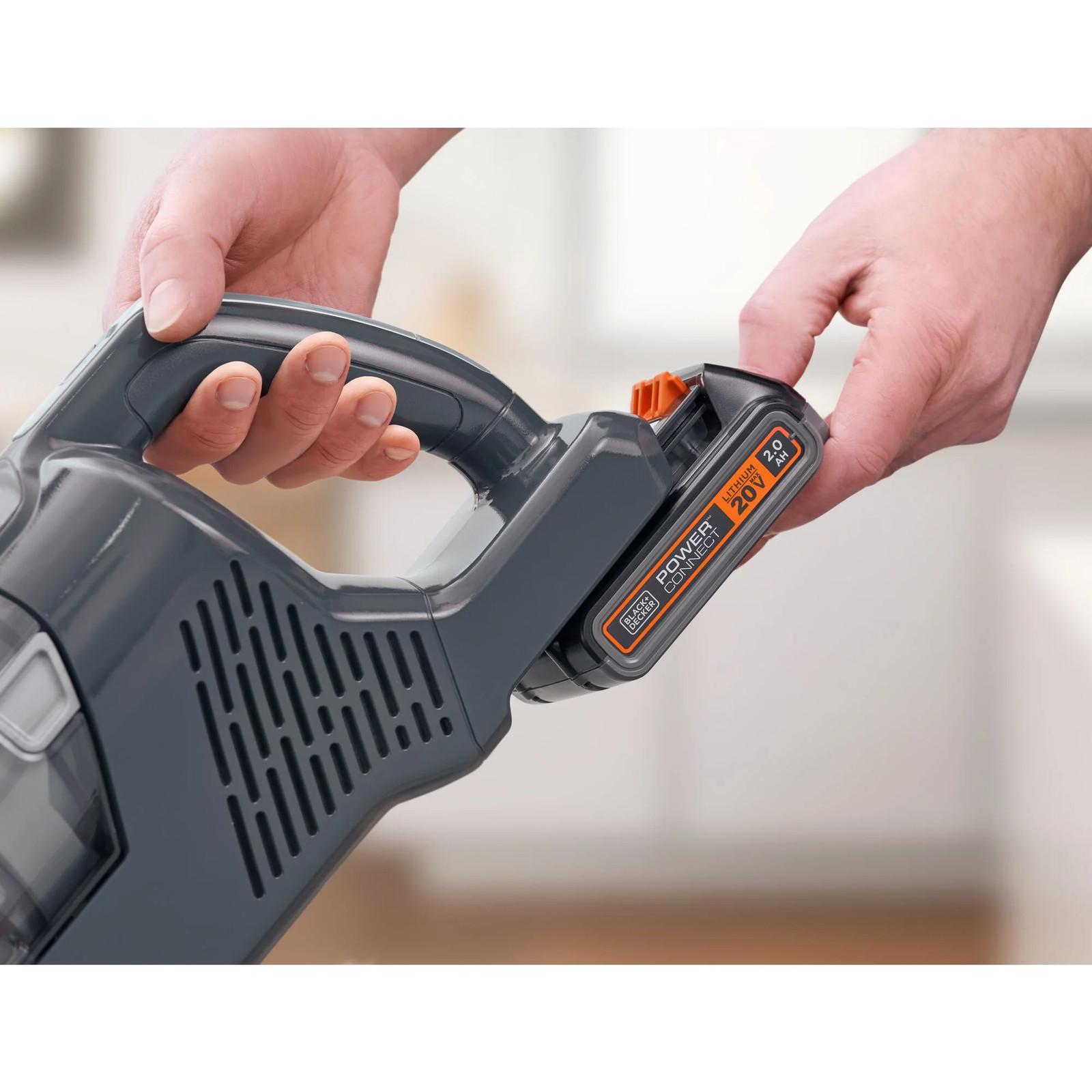 BLACK+DECKER 20V MAX* Cordless Stick Vacuum with LED Floor Lights – BHFEA18D1