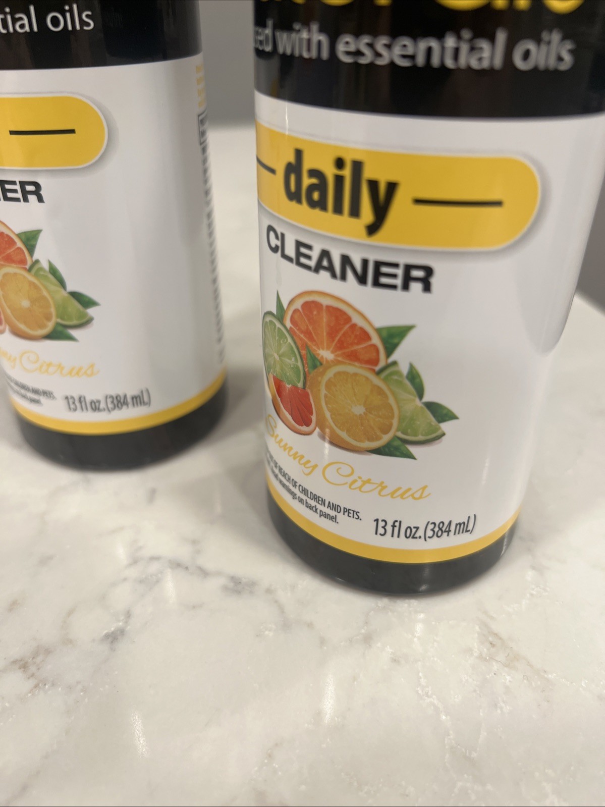 Wizard Naturals In W/Essentials Oils Daily Cleaner Sunny Citrus 13oz 2 Bottles