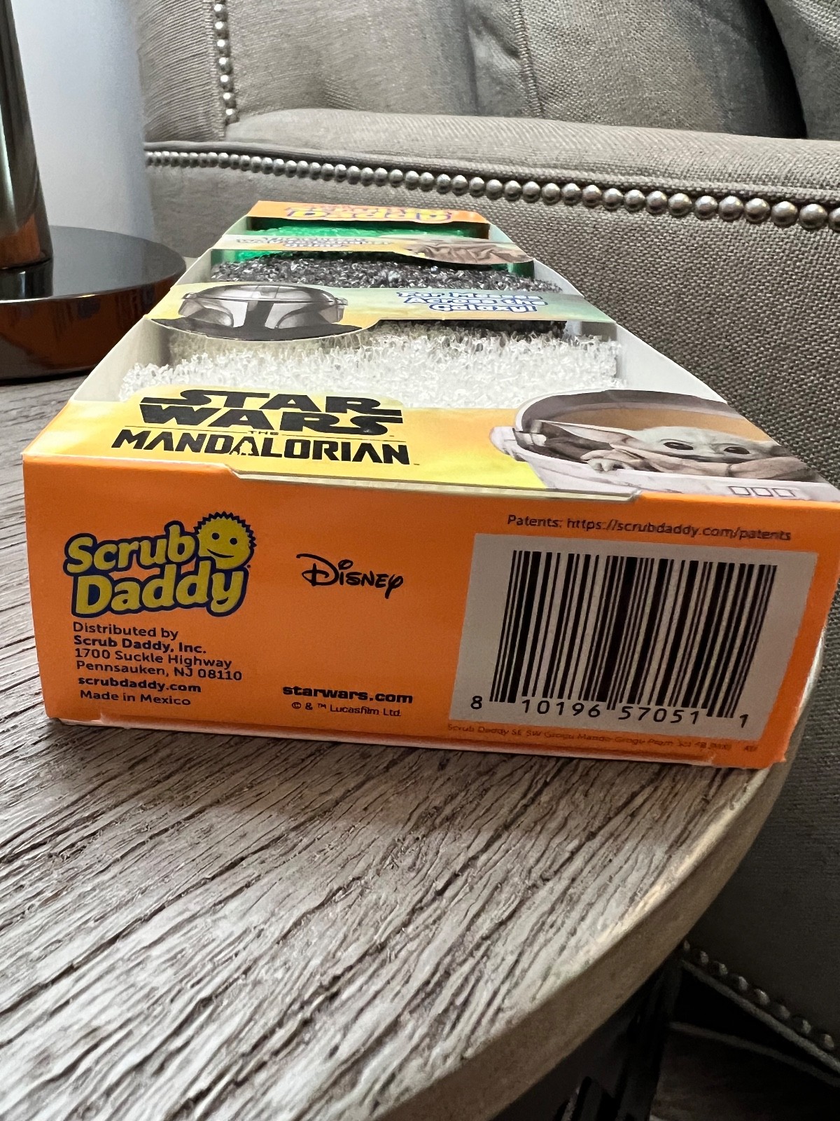 Star Wars Mandalorian Special Edition Scrub Daddy 1 Pack with 3 Designs NIB